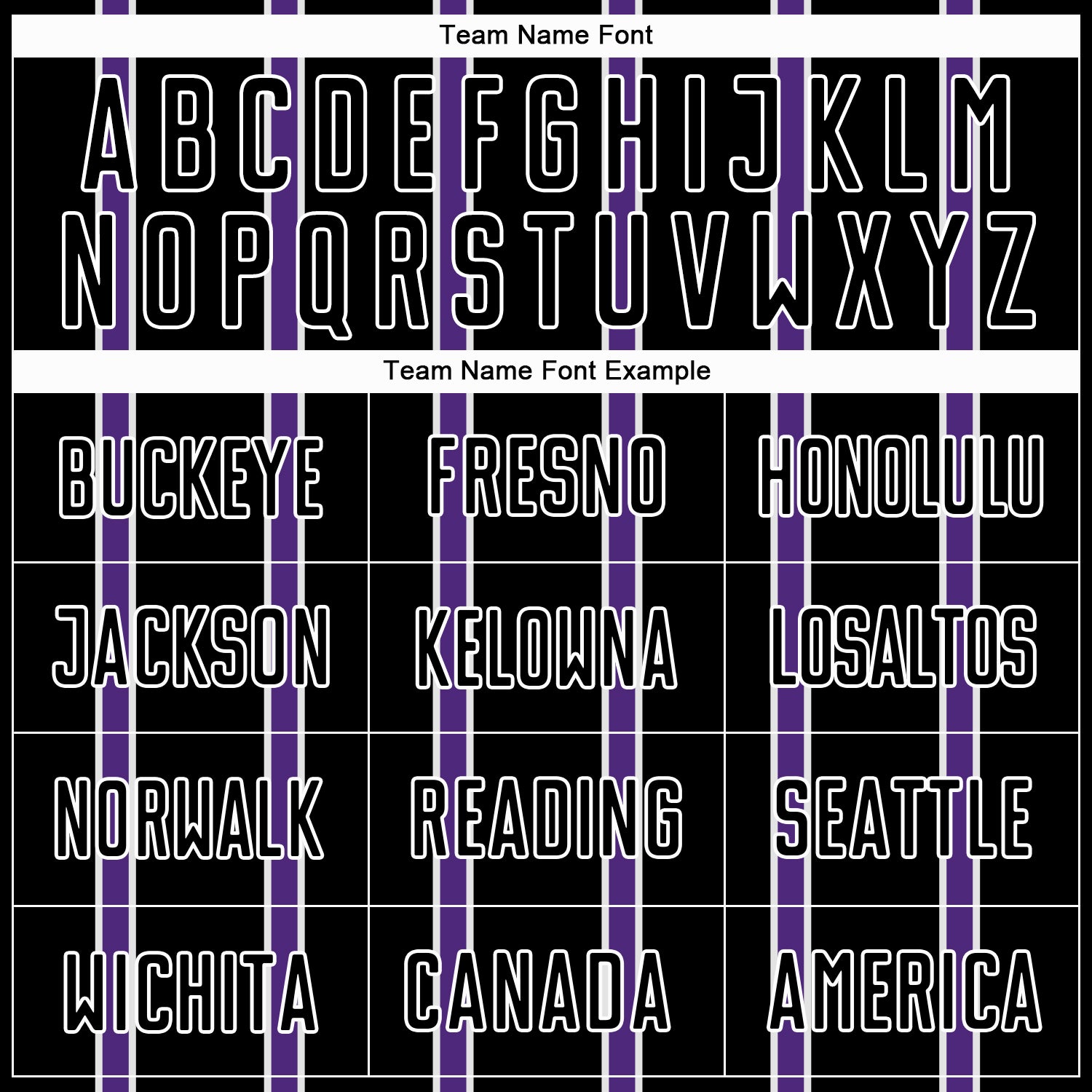 Custom Black Purple-White Stripe Line Sublimation Soccer Uniform Jersey