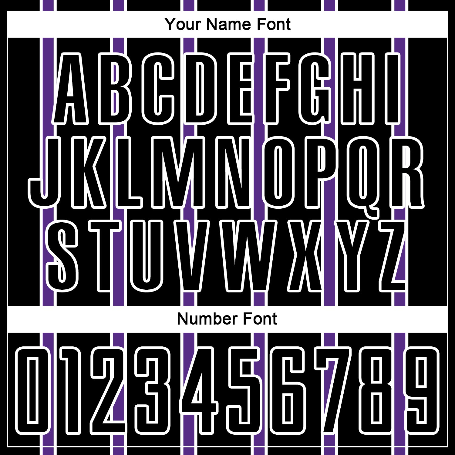 Custom Black Purple-White Stripe Line Sublimation Soccer Uniform Jersey