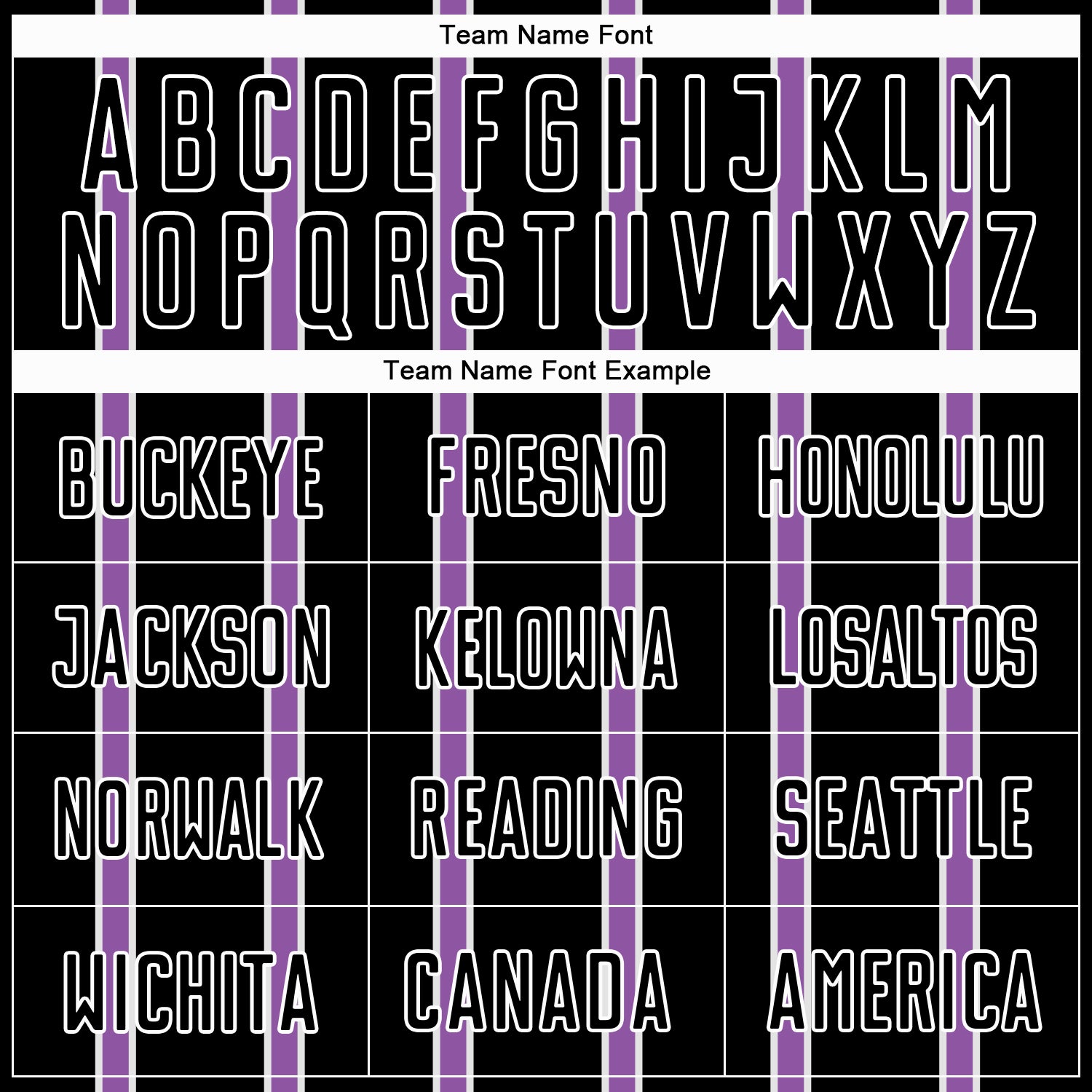 Custom Black Medium Purple-White Stripe Line Sublimation Soccer Uniform Jersey