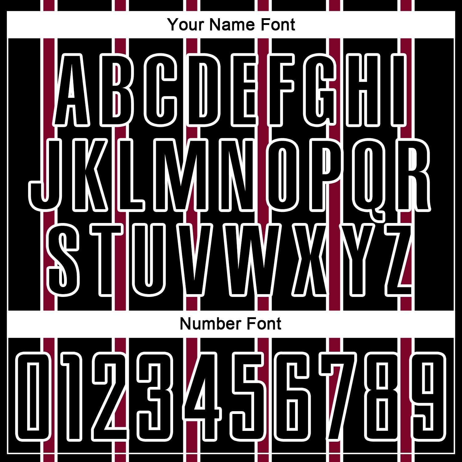 Custom Black Maroon-White Stripe Line Sublimation Soccer Uniform Jersey