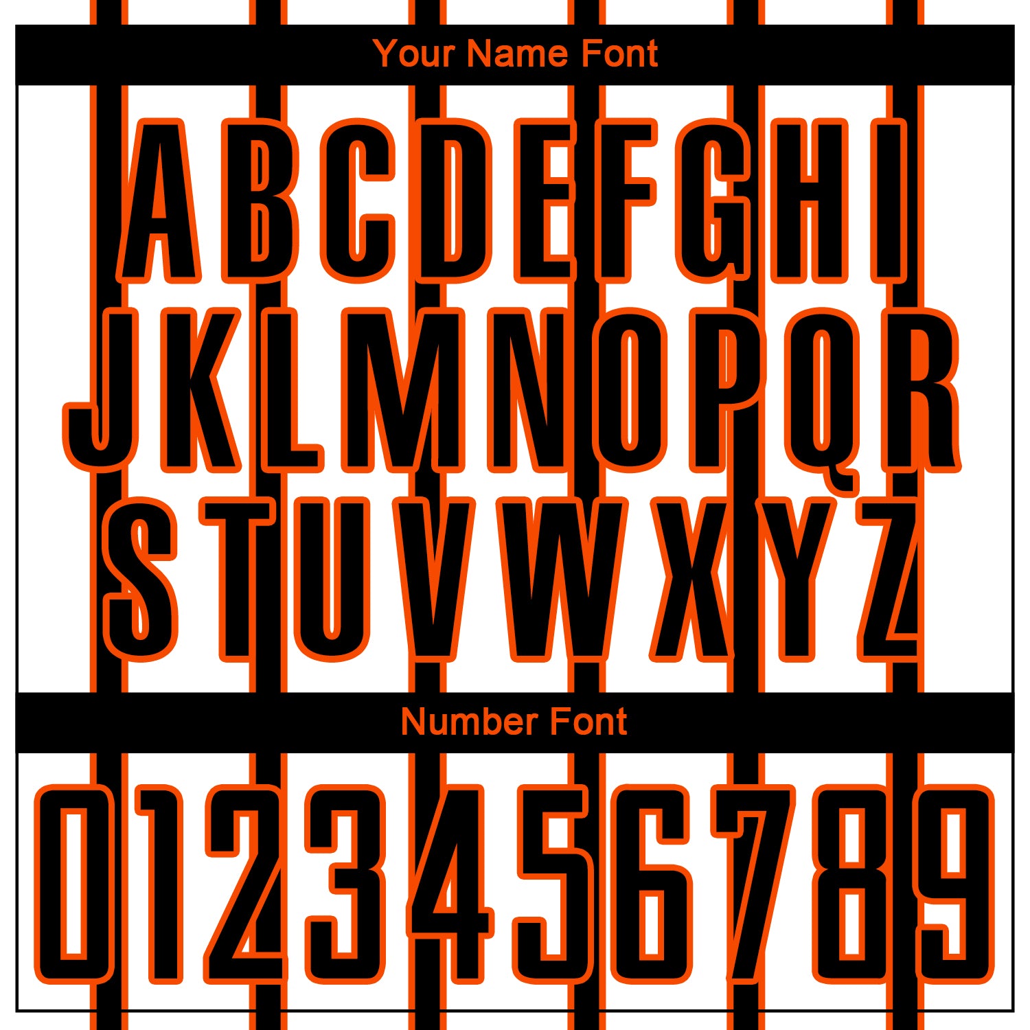 Custom White Black-Orange Stripe Line Sublimation Soccer Uniform Jersey