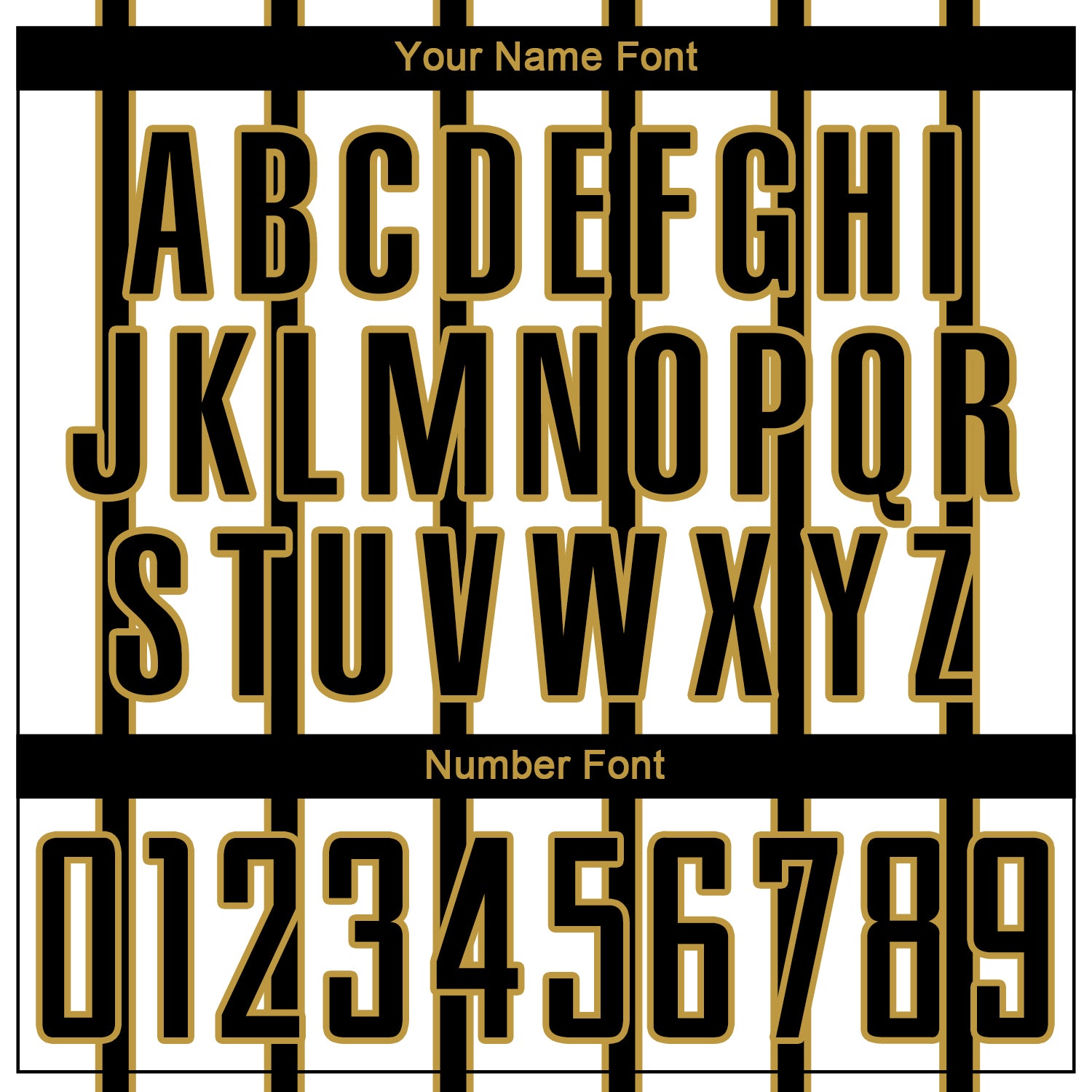 Custom White Black-Old Gold Stripe Line Sublimation Soccer Uniform Jersey