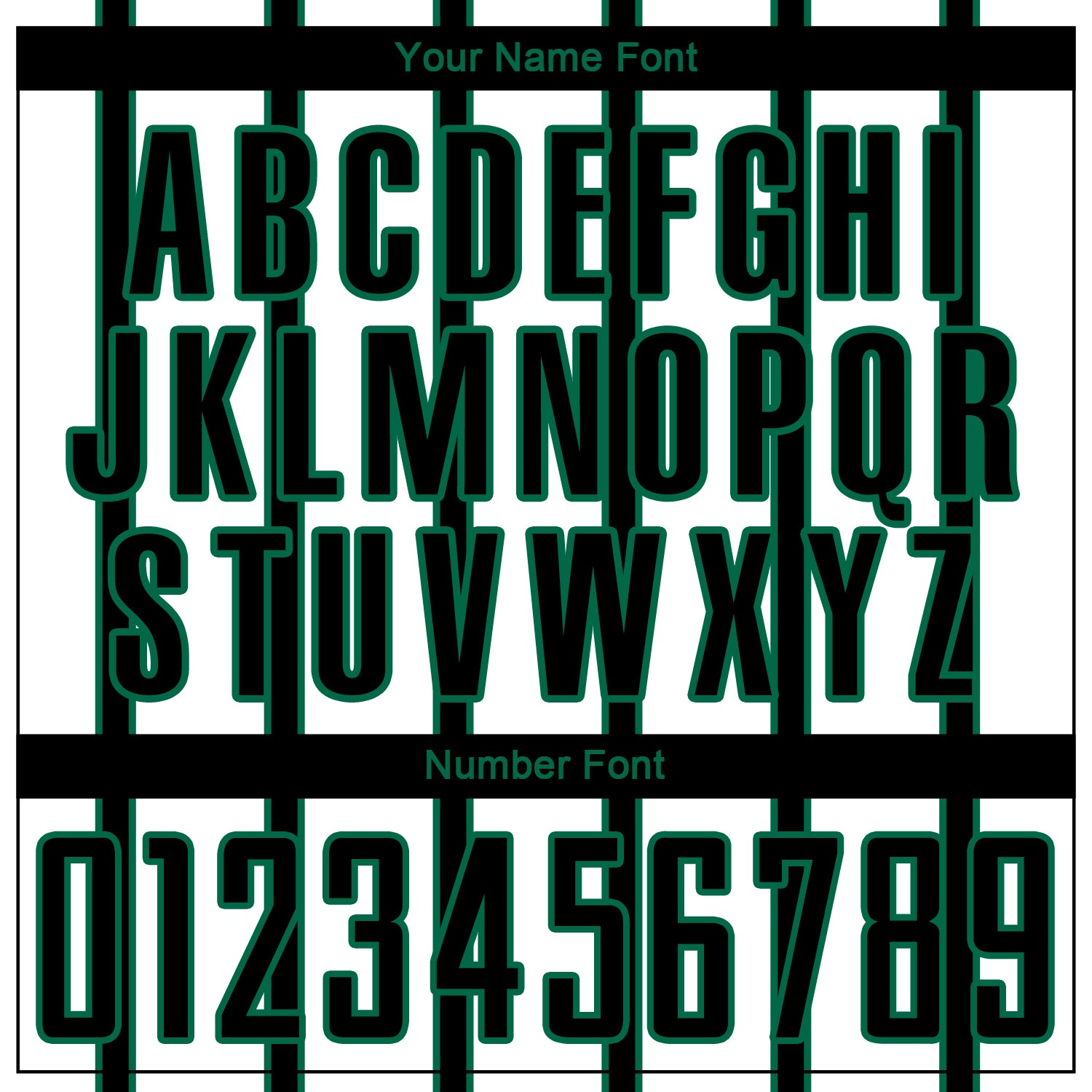 Custom White Black-Kelly Green Stripe Line Sublimation Soccer Uniform Jersey