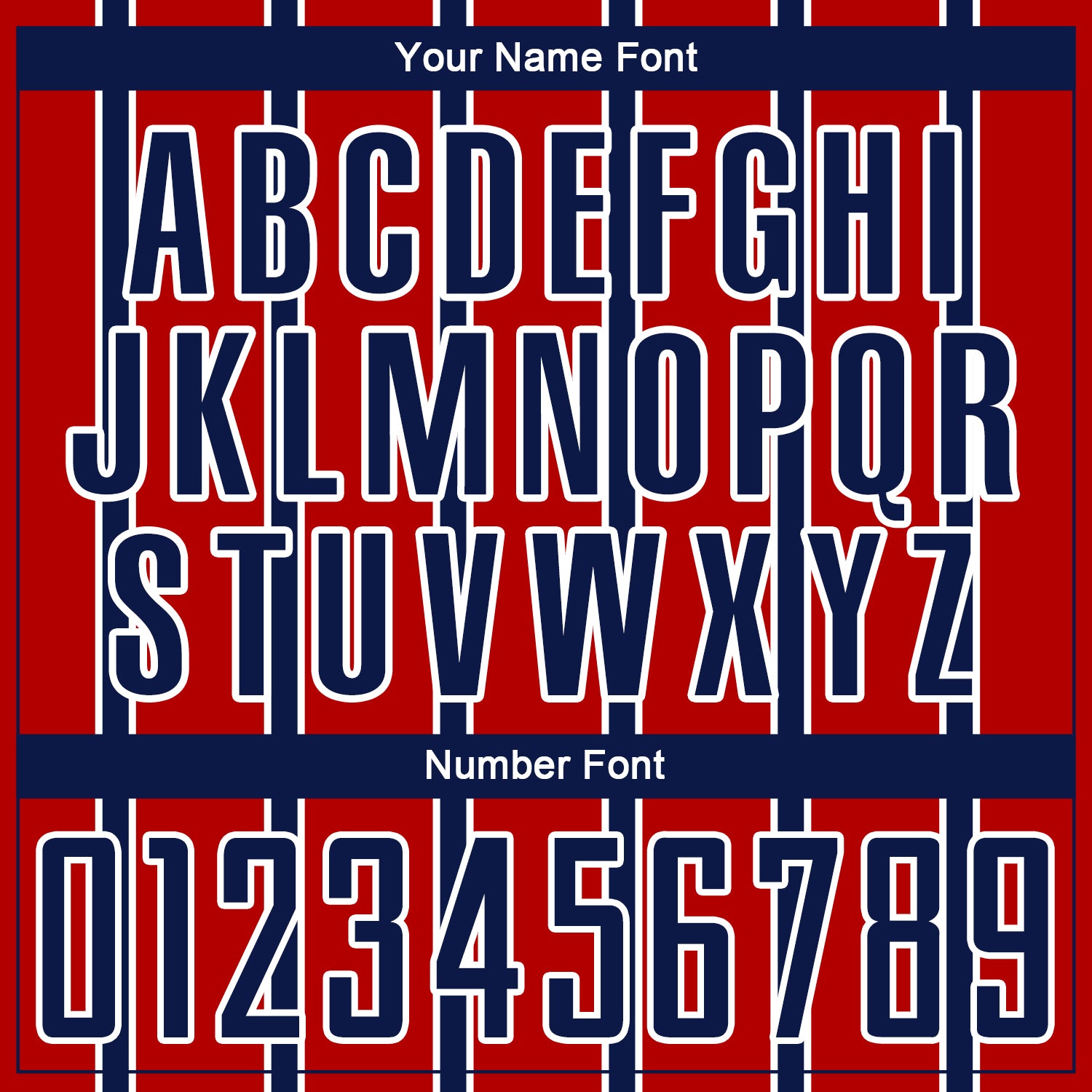 Custom Red Navy-White Stripe Line Sublimation Soccer Uniform Jersey