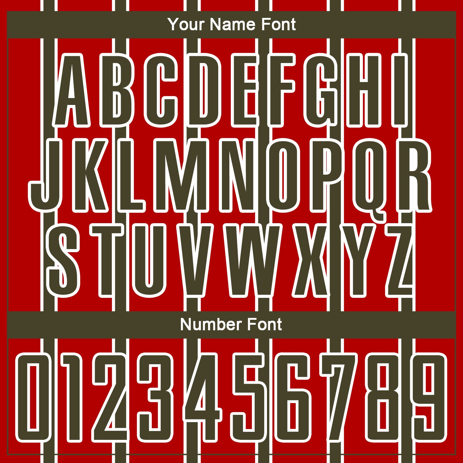 Custom Red Olive-White Stripe Line Sublimation Soccer Uniform Jersey