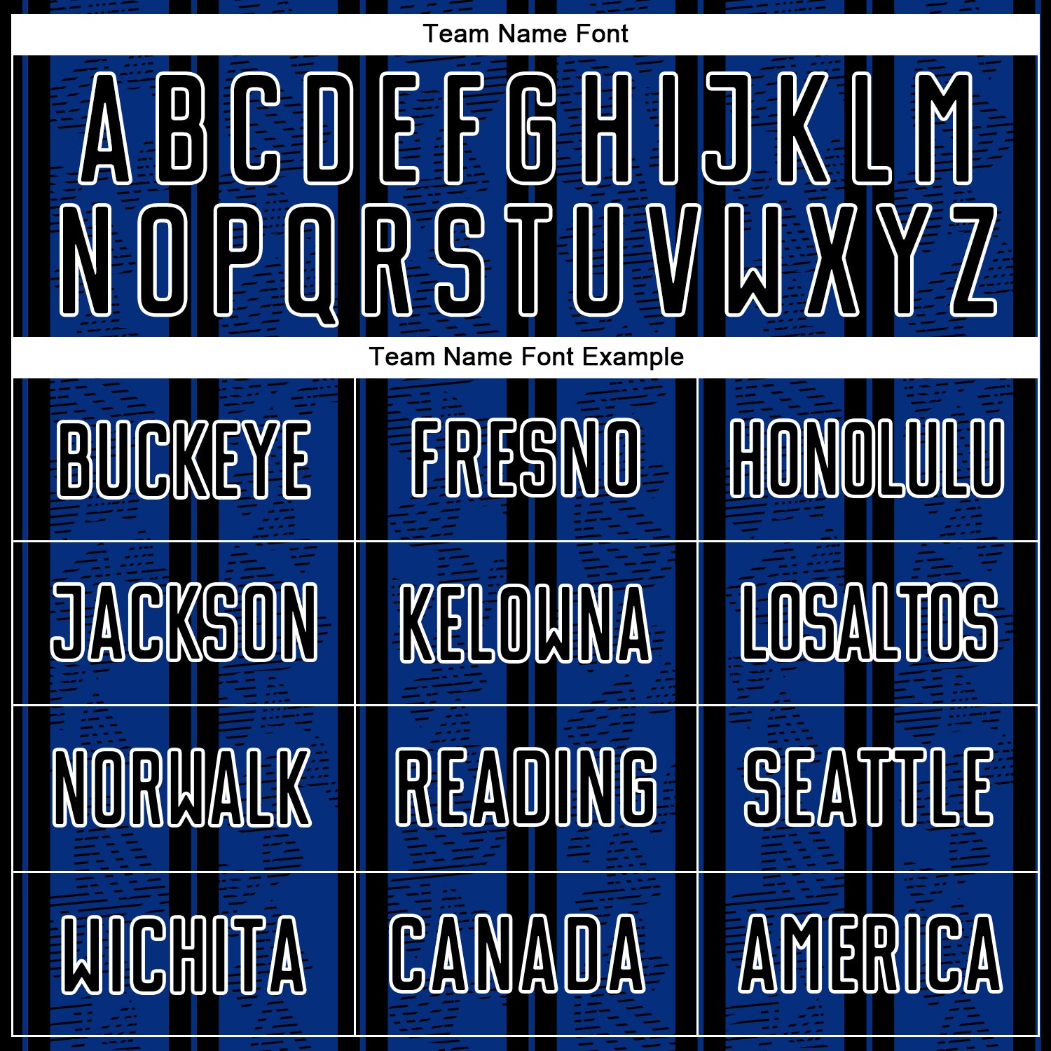 Custom Royal Black-White Stripe Line Sublimation Soccer Uniform Jersey