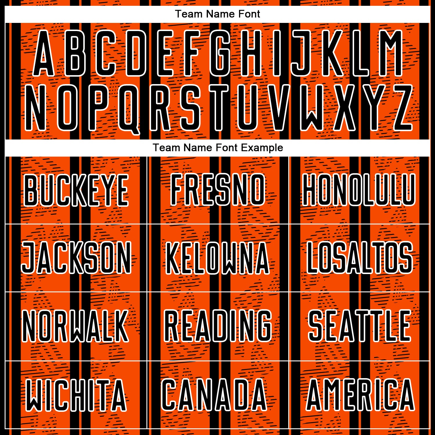 Custom Orange Black-White Stripe Line Sublimation Soccer Uniform Jersey