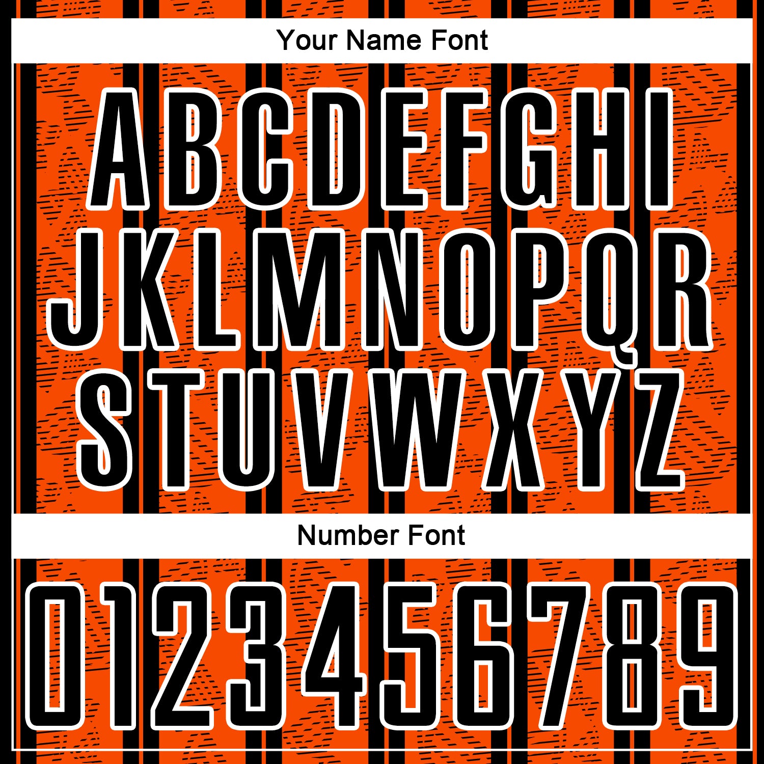 Custom Orange Black-White Stripe Line Sublimation Soccer Uniform Jersey