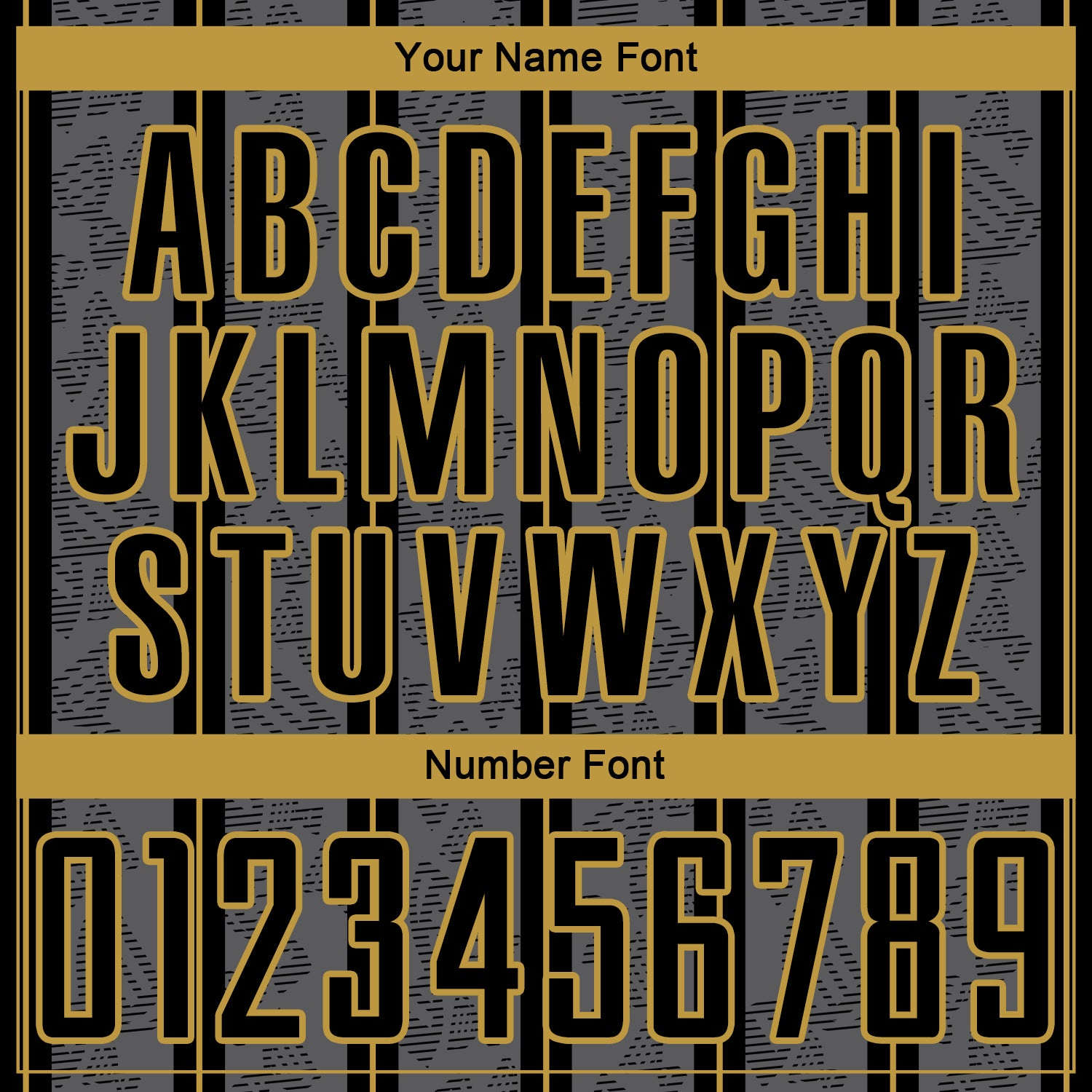 Custom Gray Black-Old Gold Stripe Line Sublimation Soccer Uniform Jersey
