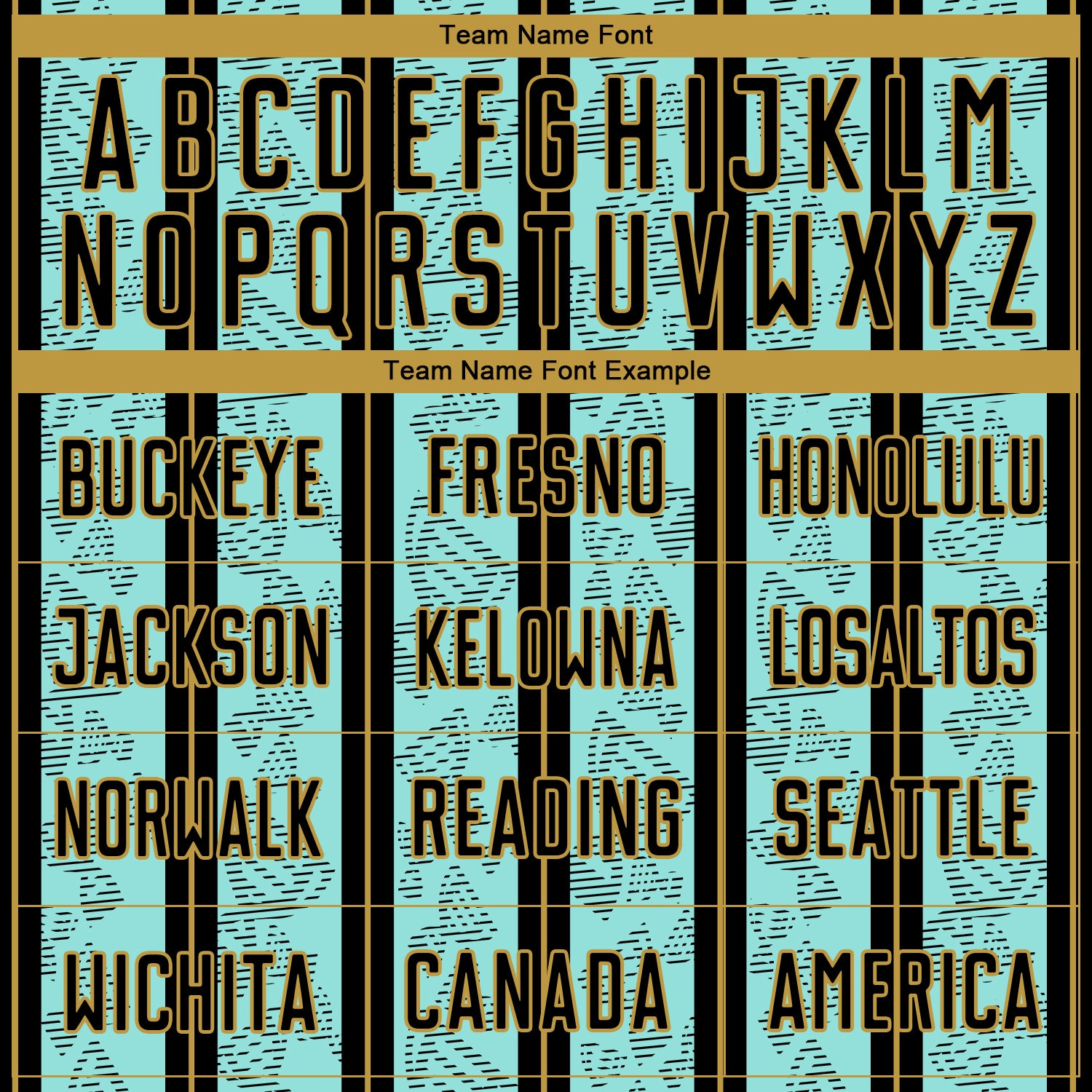 Custom Ice Blue Black-Old Gold Stripe Line Sublimation Soccer Uniform Jersey