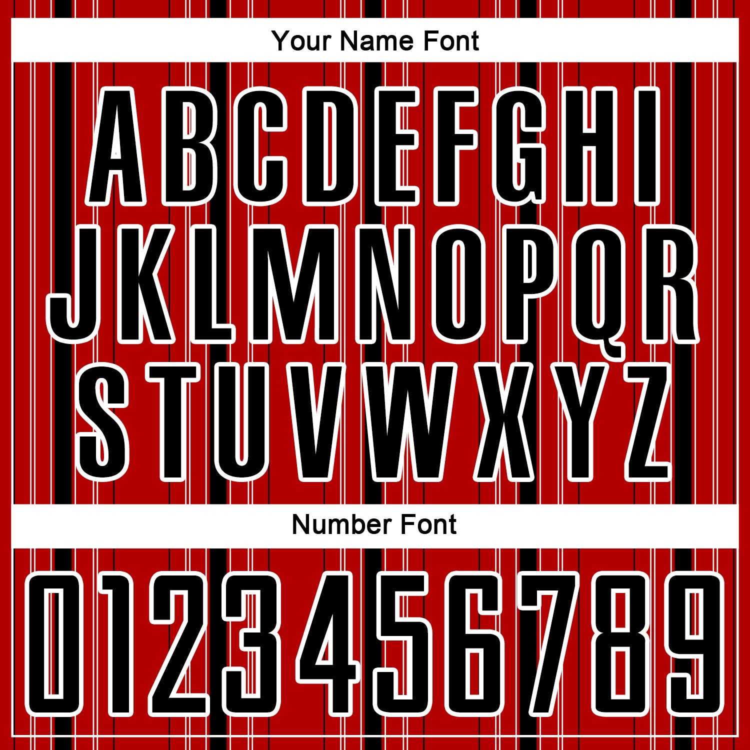 Custom Red Black-White Stripe Sublimation Soccer Uniform Jersey