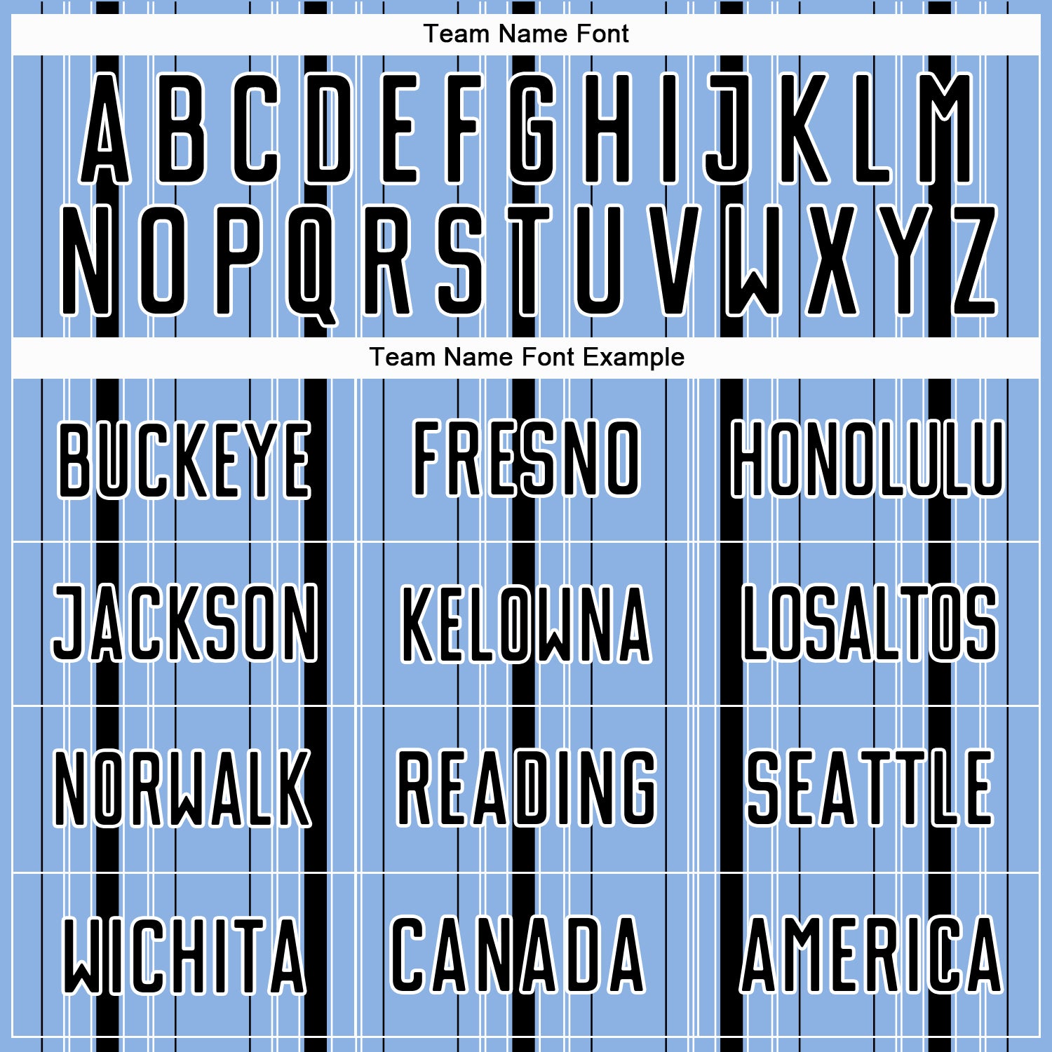 Custom Light Blue Black-White Stripe Sublimation Soccer Uniform Jersey