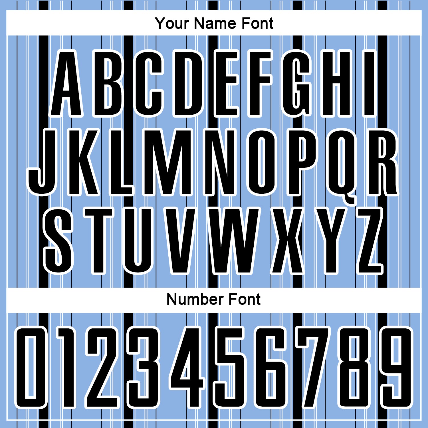 Custom Light Blue Black-White Stripe Sublimation Soccer Uniform Jersey