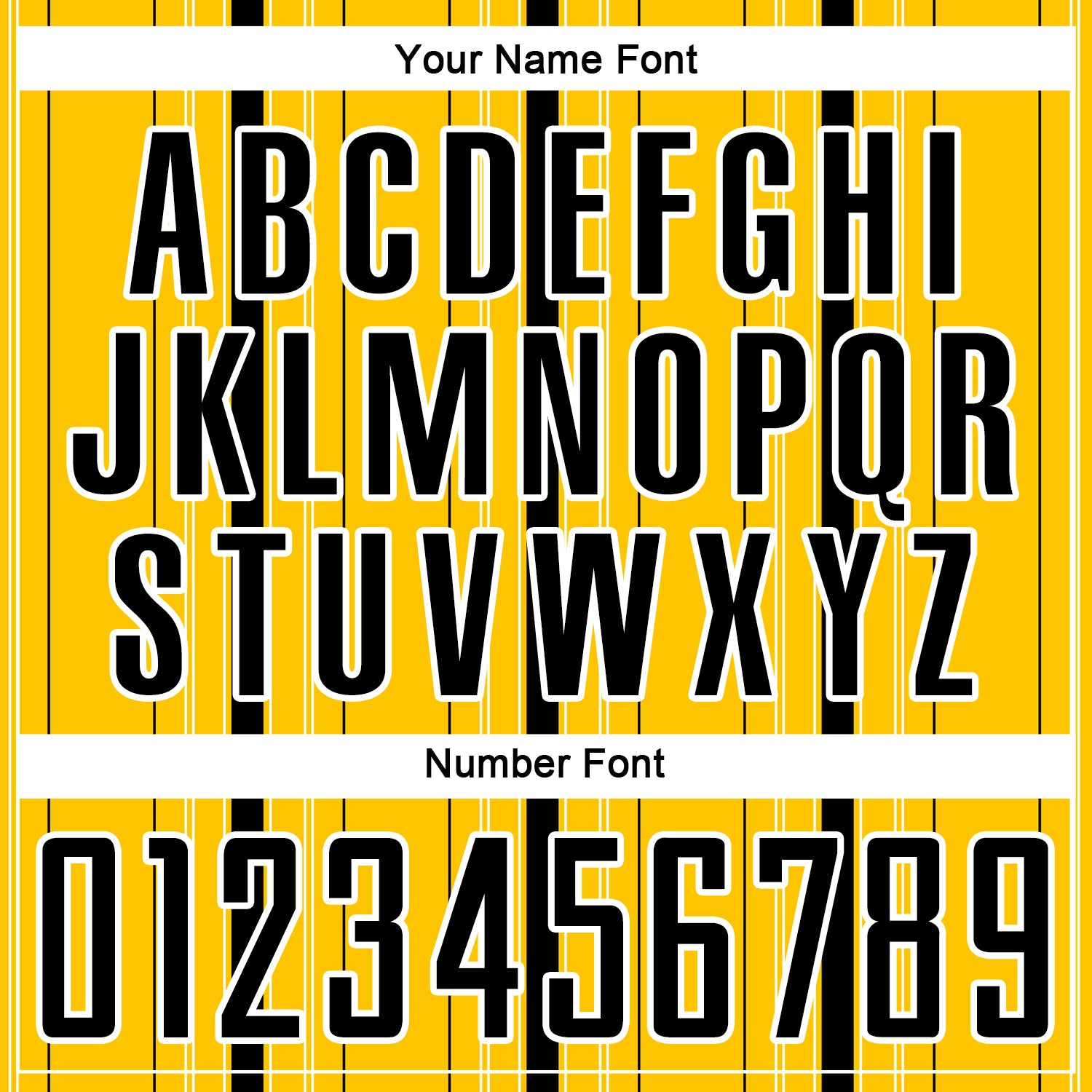 Custom Yellow Black-White Stripe Sublimation Soccer Uniform Jersey