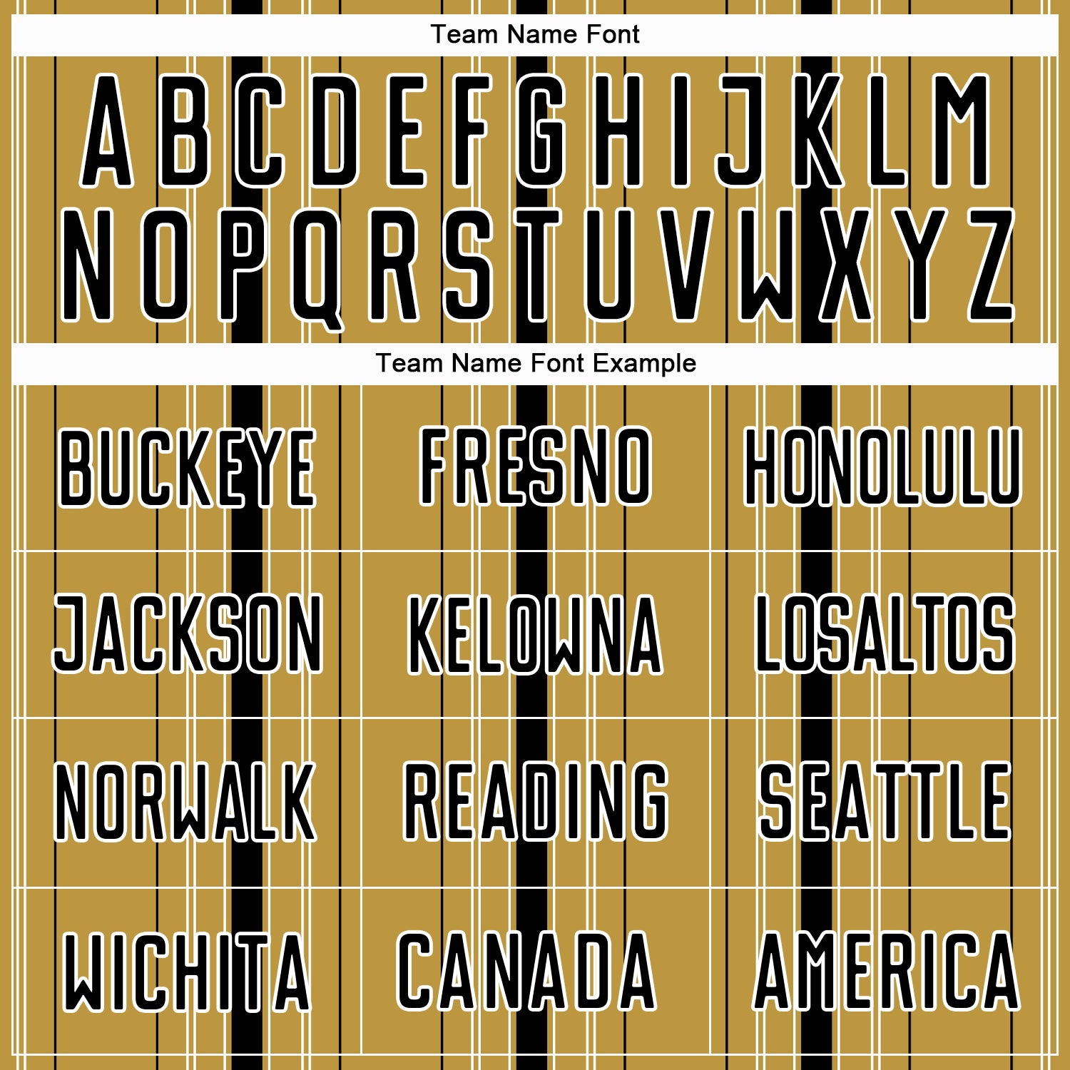 Custom Old Gold Black-White Stripe Sublimation Soccer Uniform Jersey