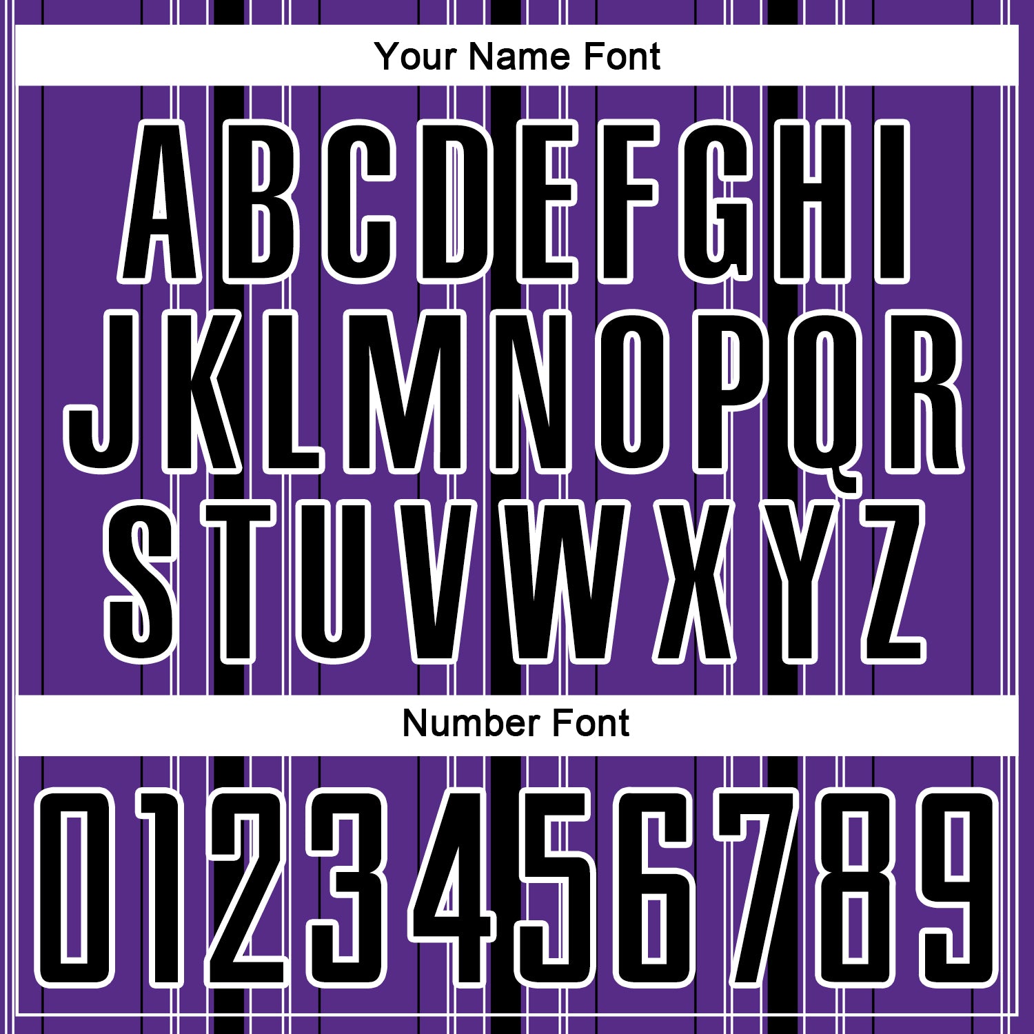 Custom Purple Black-White Stripe Sublimation Soccer Uniform Jersey