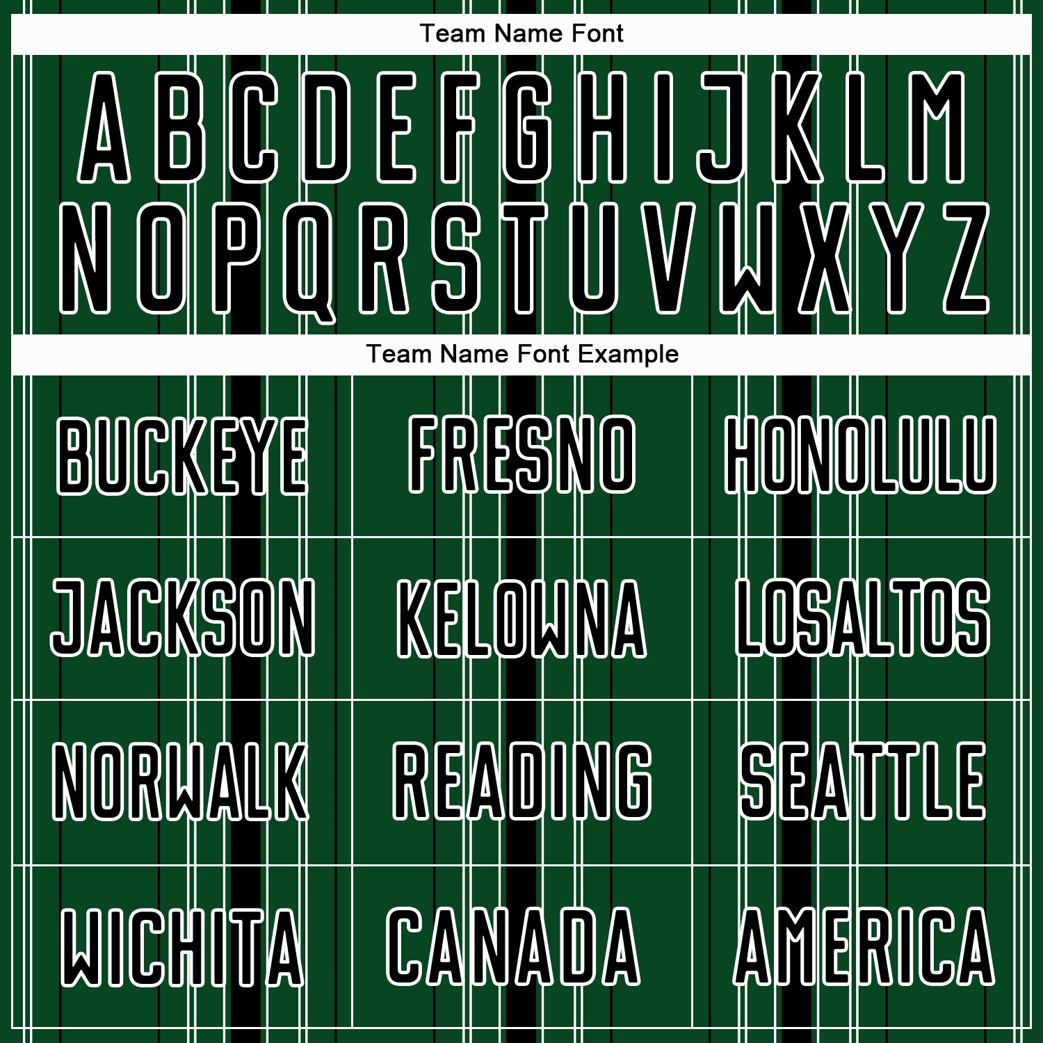 Custom Green Black-White Stripe Sublimation Soccer Uniform Jersey