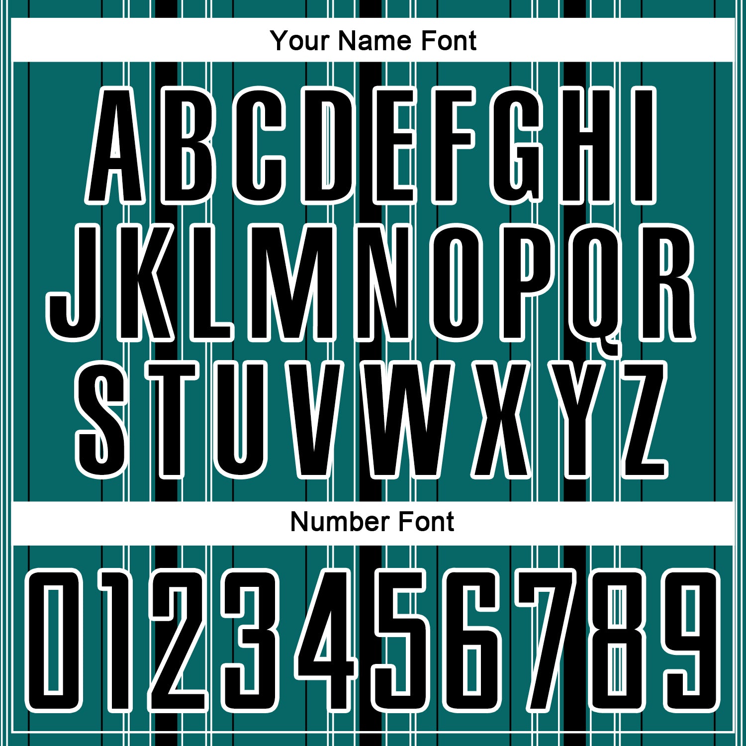 Custom Teal Black-White Stripe Sublimation Soccer Uniform Jersey