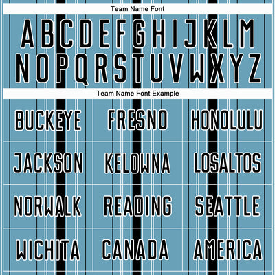 Custom Shadow Blue Black-White Stripe Sublimation Soccer Uniform Jersey