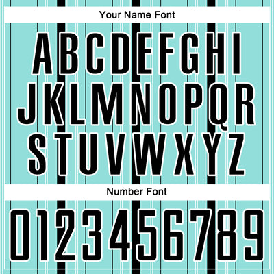 Custom Ice Blue Black-White Stripe Sublimation Soccer Uniform Jersey