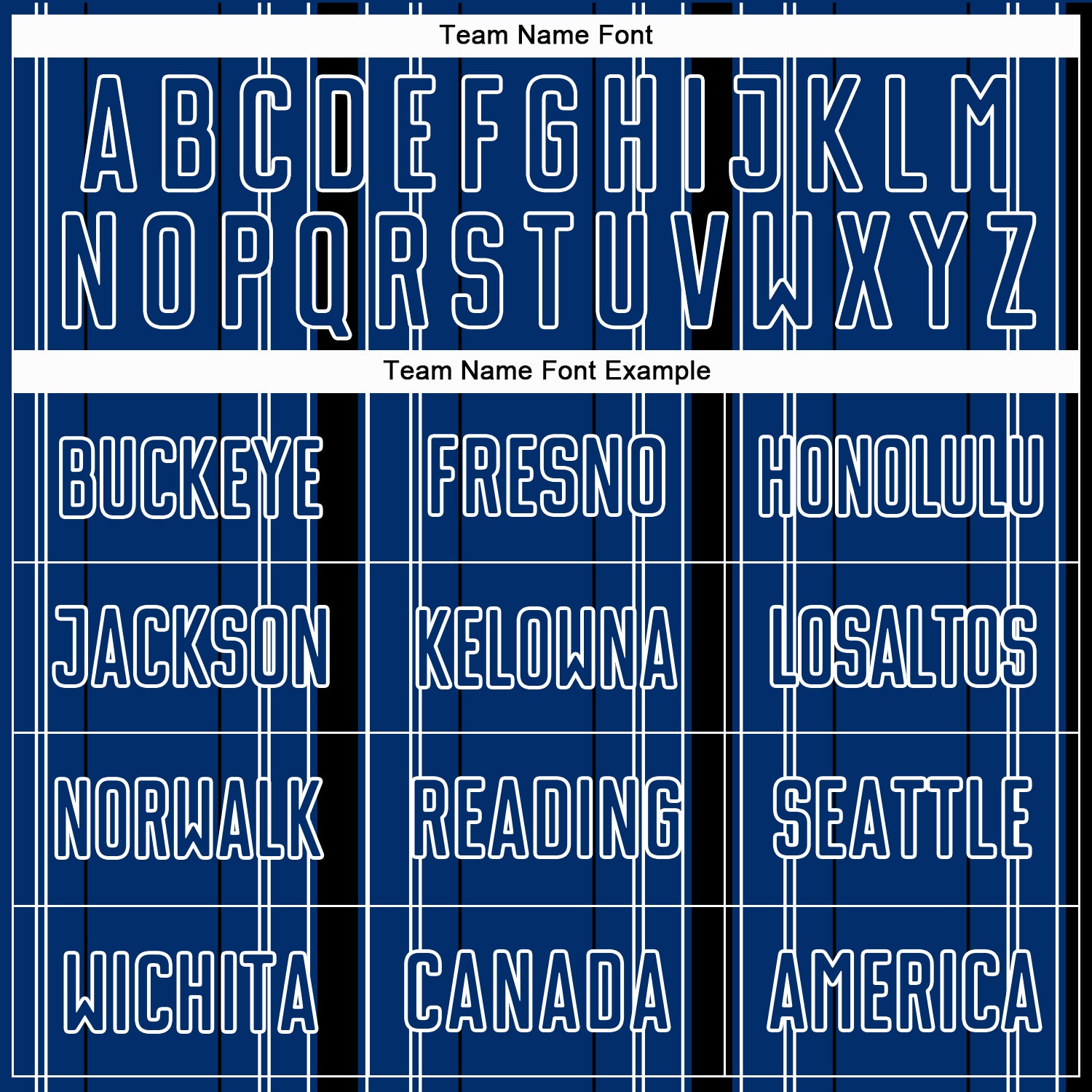 Custom Navy Black-White Stripe Sublimation Soccer Uniform Jersey