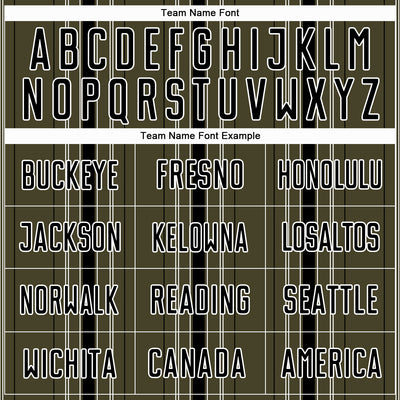 Custom Olive Black-White Stripe Sublimation Salute To Service Soccer Uniform Jersey