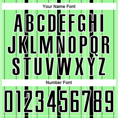 Custom Pea Green Black-White Stripe Sublimation Soccer Uniform Jersey