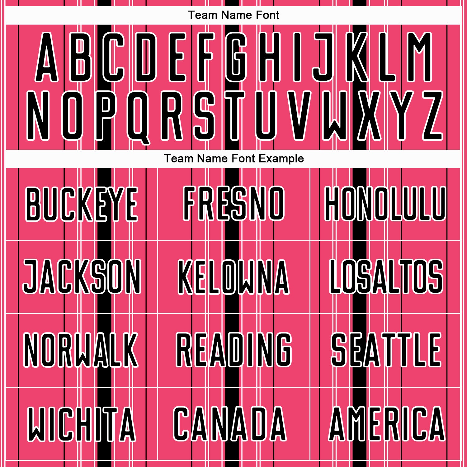 Custom Neon Pink Black-White Stripe Sublimation Soccer Uniform Jersey