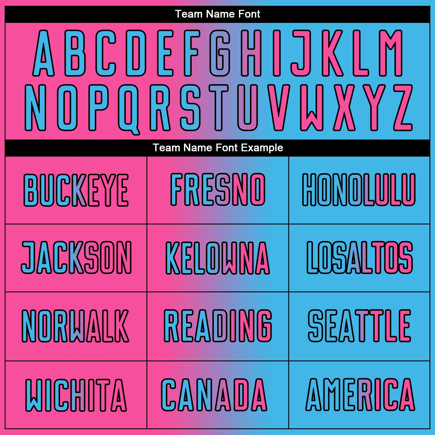 Custom Sky Blue Pink-Black Sublimation Gradient Fashion Soccer Uniform Jersey