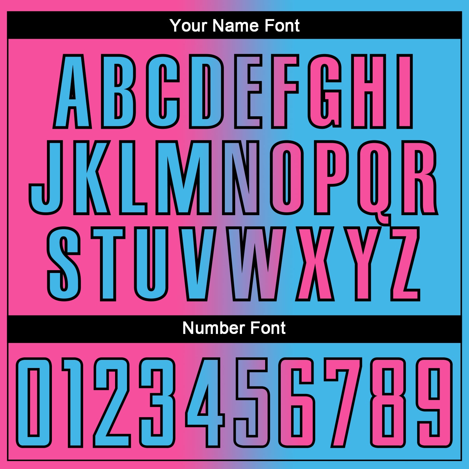 Custom Sky Blue Pink-Black Sublimation Gradient Fashion Soccer Uniform Jersey