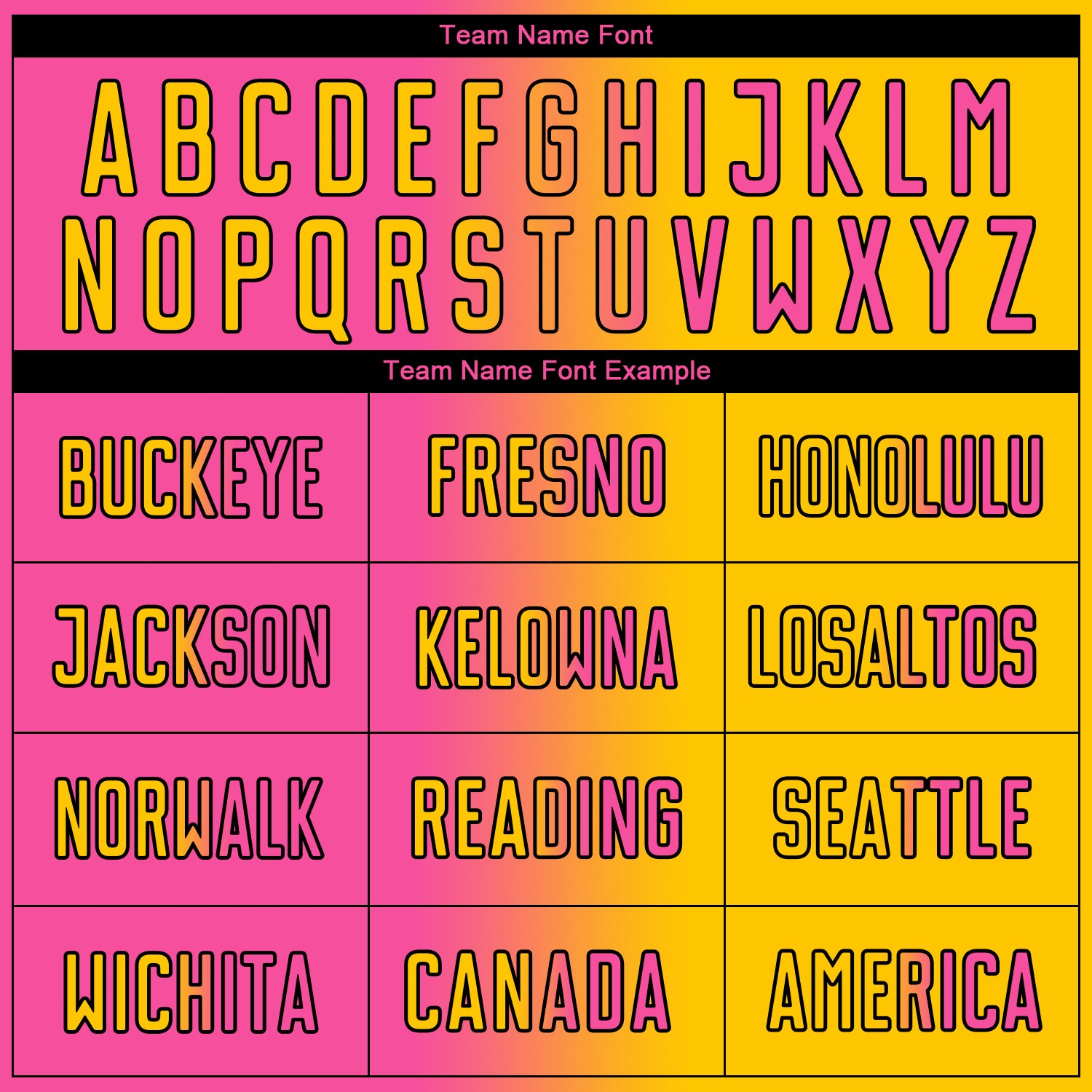 Custom Yellow Pink-Black Sublimation Gradient Fashion Soccer Uniform Jersey