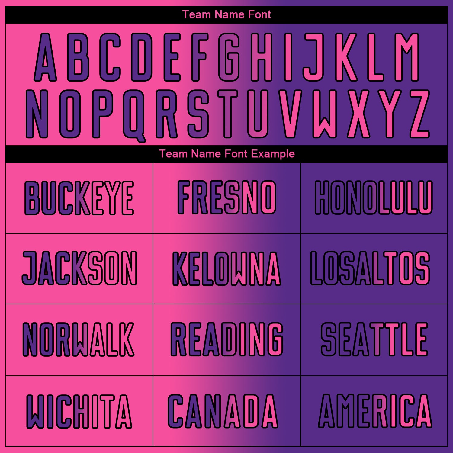 Custom Purple Pink-Black Sublimation Gradient Fashion Soccer Uniform Jersey