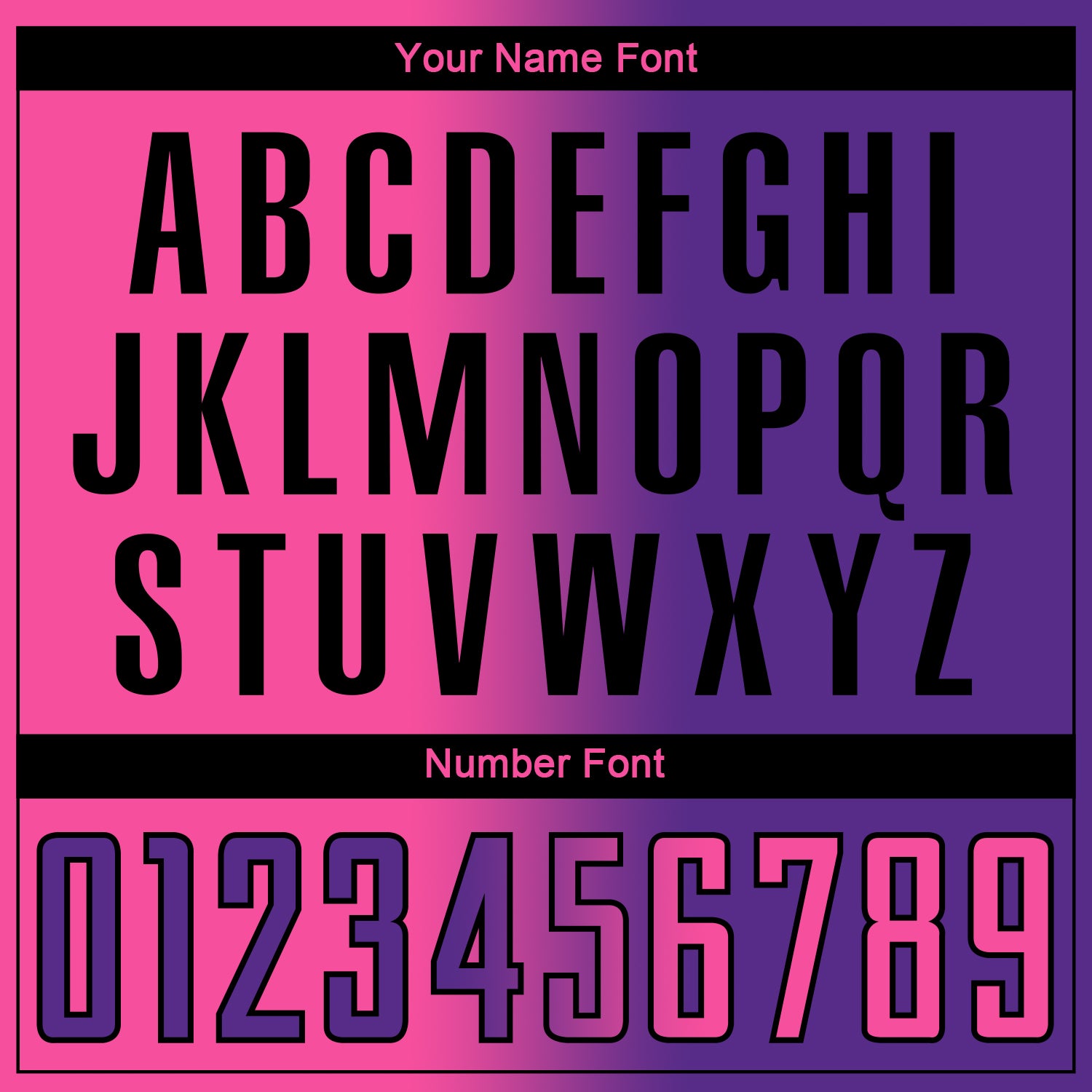 Custom Purple Pink-Black Sublimation Gradient Fashion Soccer Uniform Jersey