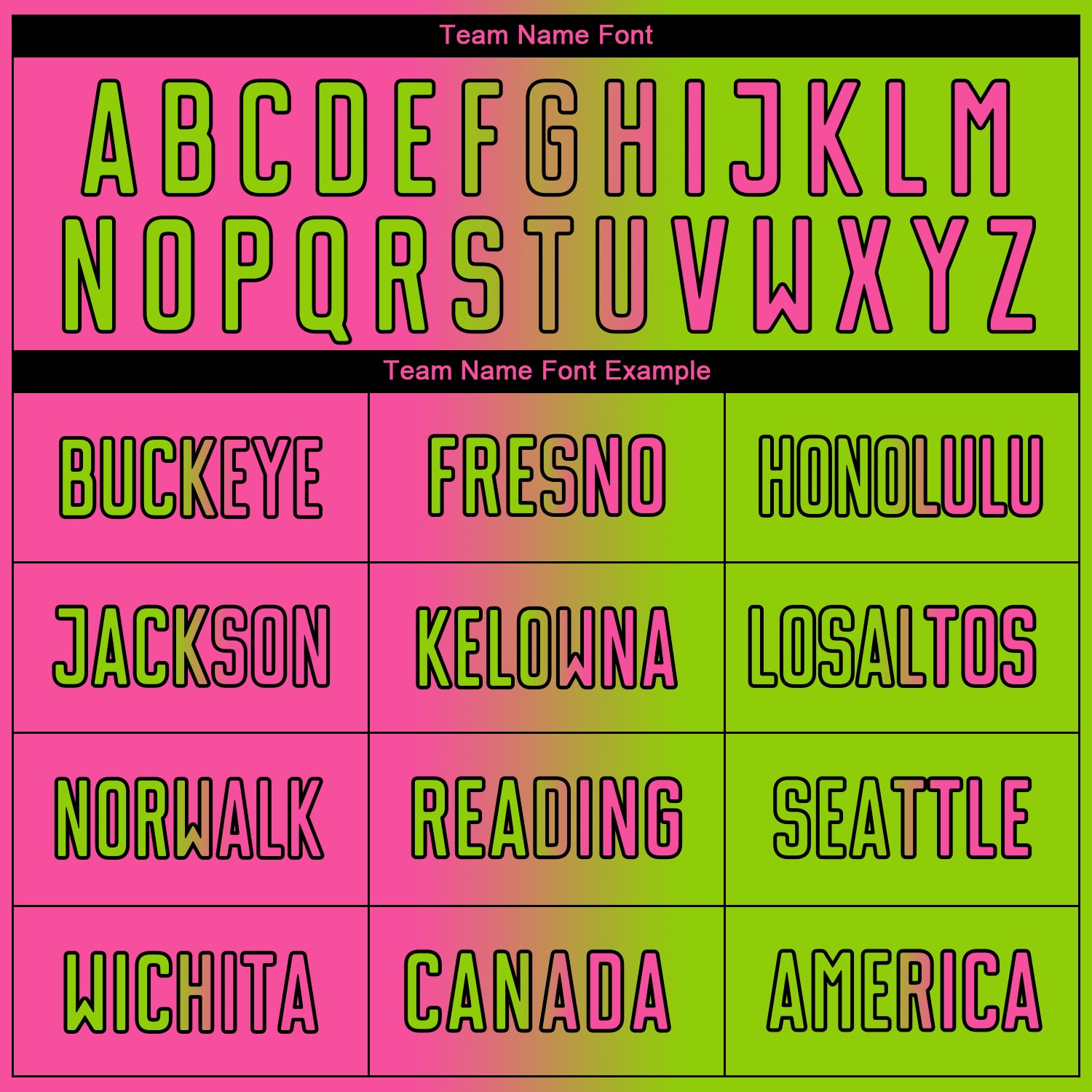 Custom Neon Green Pink-Black Sublimation Gradient Fashion Soccer Uniform Jersey