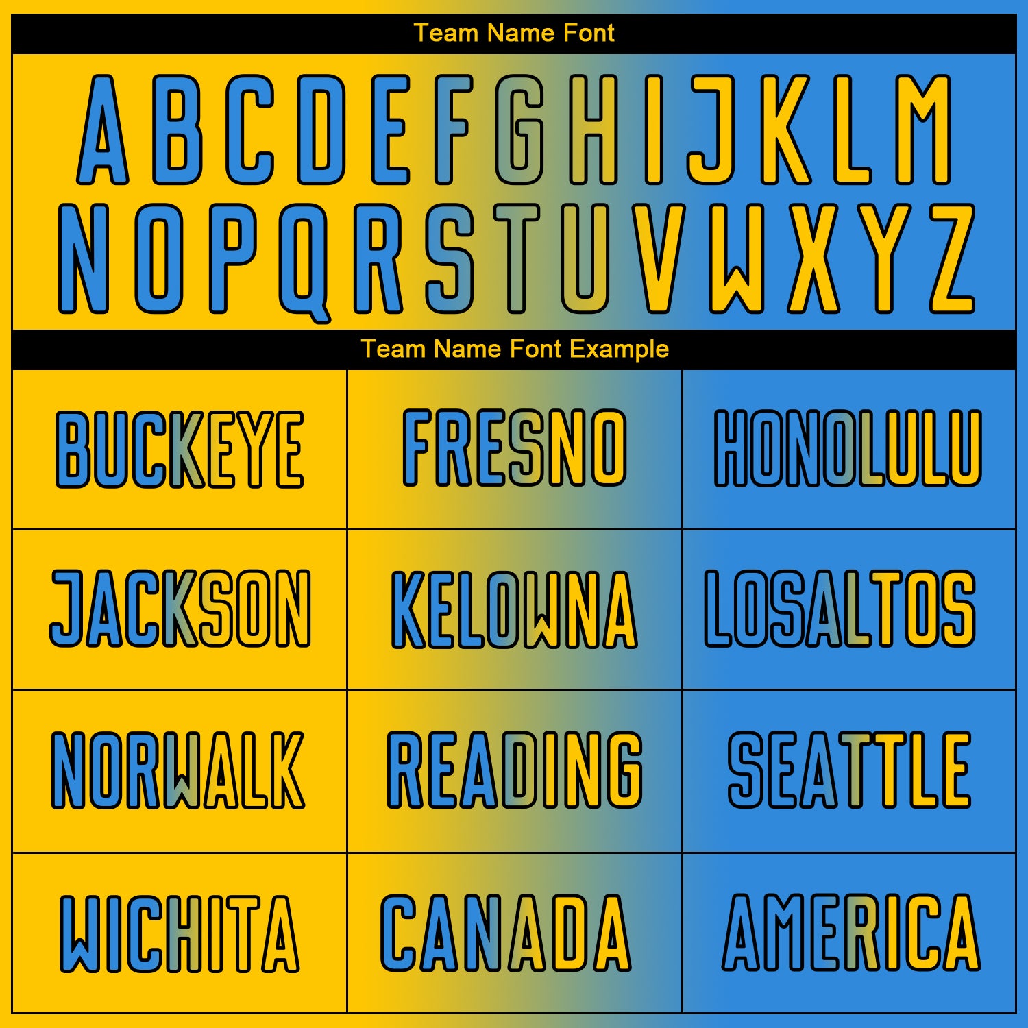 Custom Powder Blue Yellow-Black Sublimation Gradient Fashion Soccer Uniform Jersey