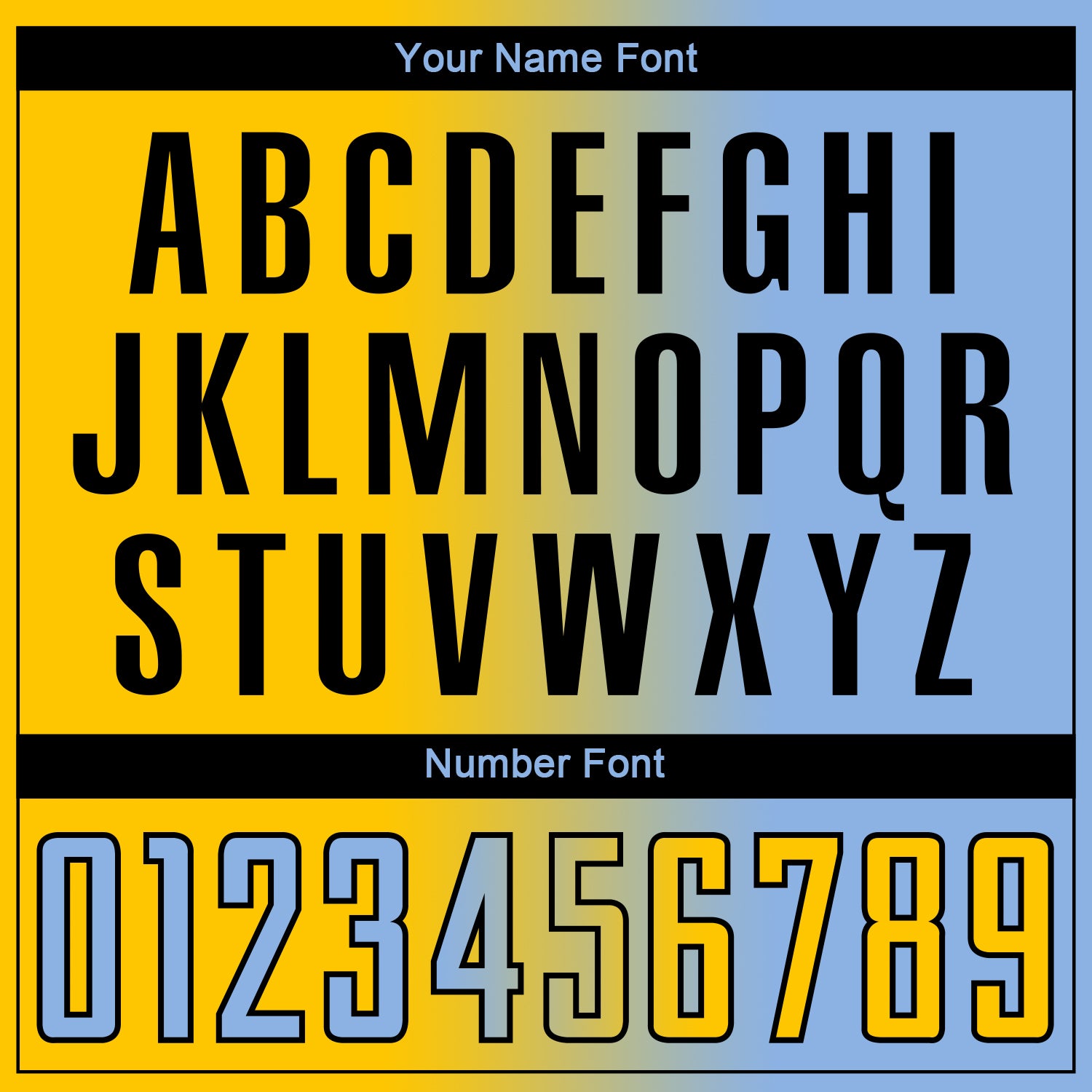 Custom Light Blue Yellow-Navy Sublimation Gradient Fashion Soccer Uniform Jersey