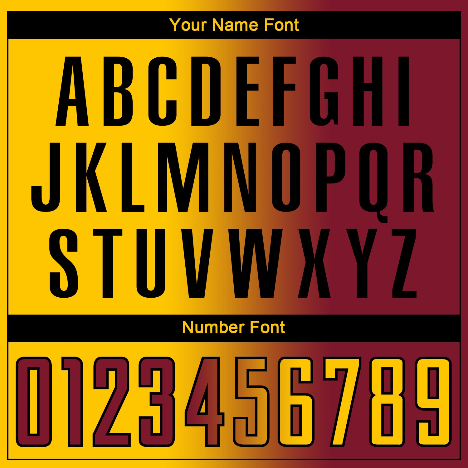 Custom Crimson Yellow-Black Sublimation Gradient Fashion Soccer Uniform Jersey