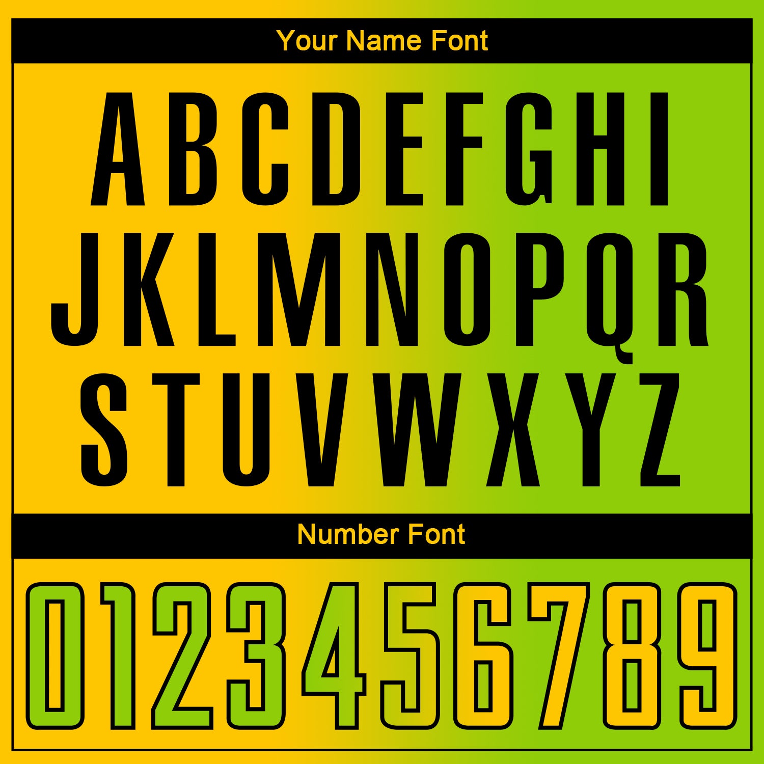 Custom Neon Green Yellow-Black Sublimation Gradient Fashion Soccer Uniform Jersey