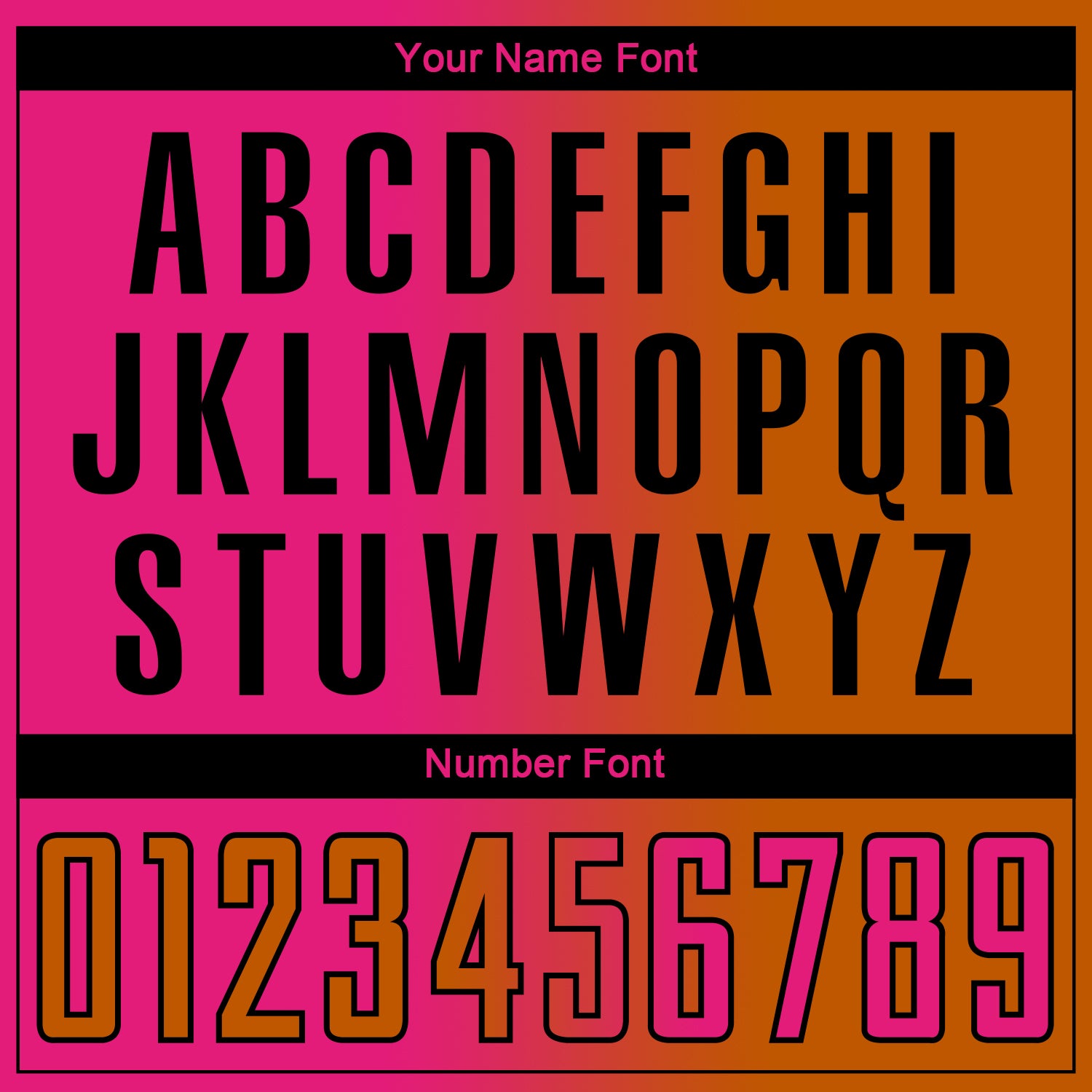 Custom Texas Orange Hot Pink-Black Sublimation Gradient Fashion Soccer Uniform Jersey