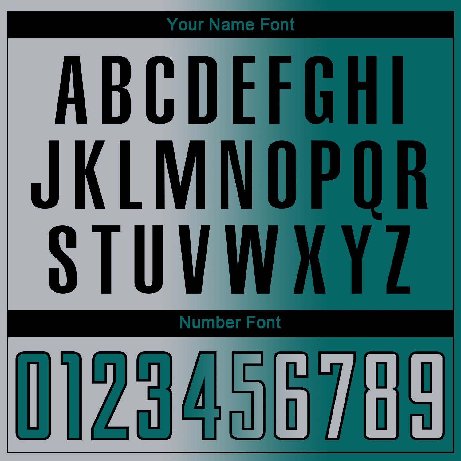 Custom Teal Gray-Navy Sublimation Gradient Fashion Soccer Uniform Jersey