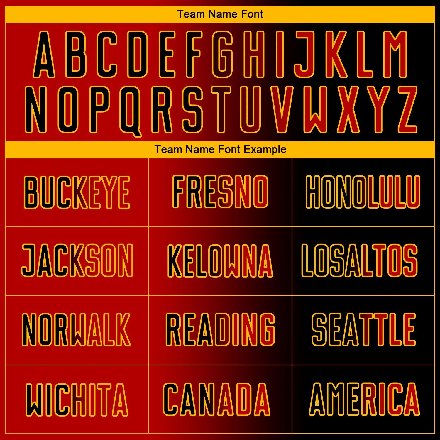 Custom Black Red-Gold Sublimation Gradient Fashion Soccer Uniform Jersey