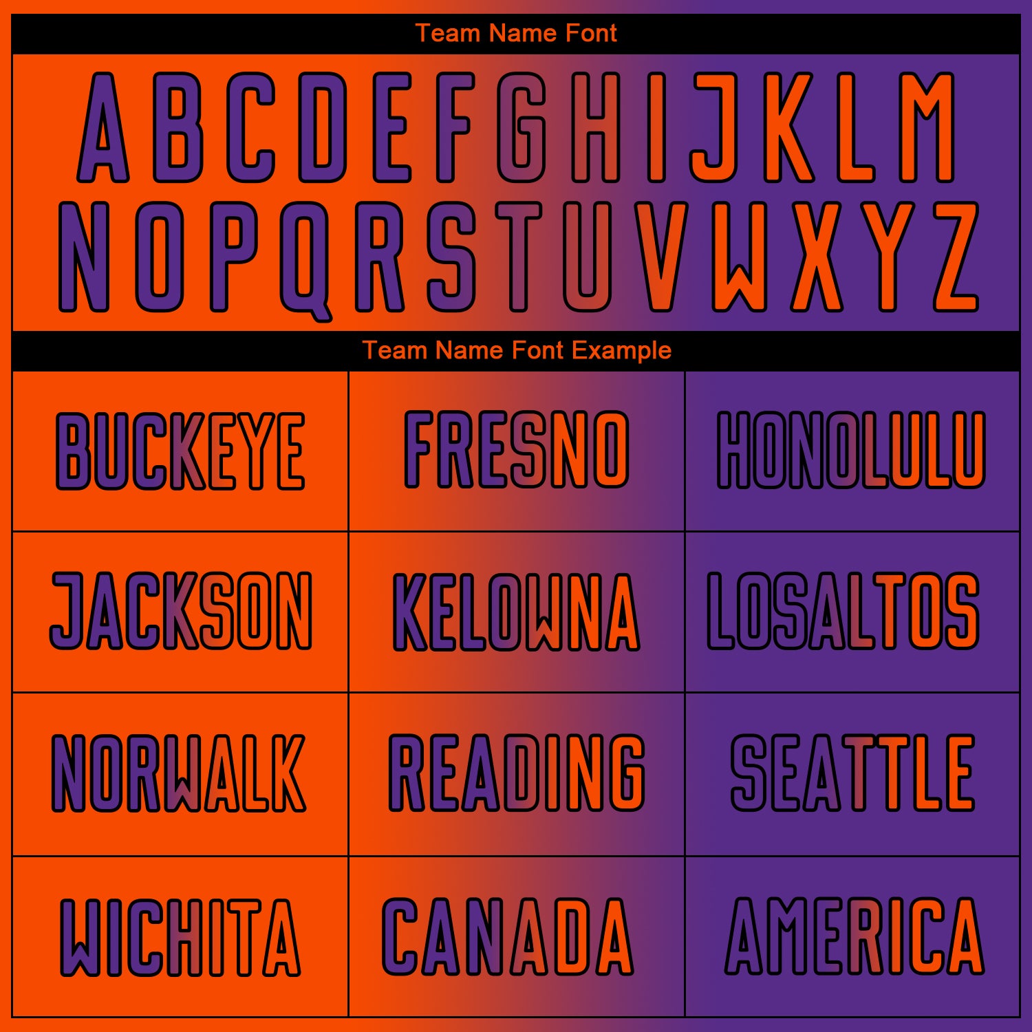 Custom Purple Orange-Black Sublimation Gradient Fashion Soccer Uniform Jersey