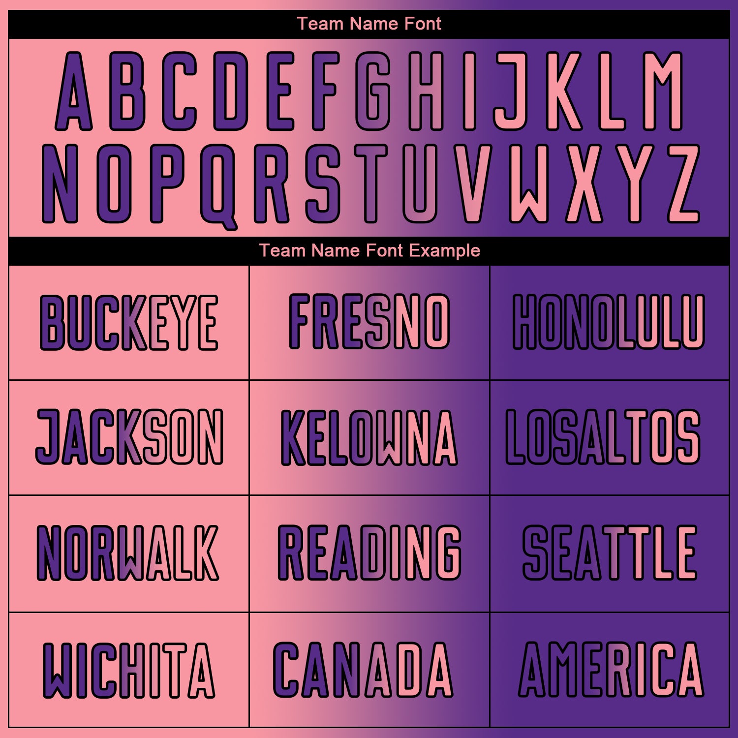 Custom Purple Medium Pink-Black Sublimation Gradient Fashion Soccer Uniform Jersey