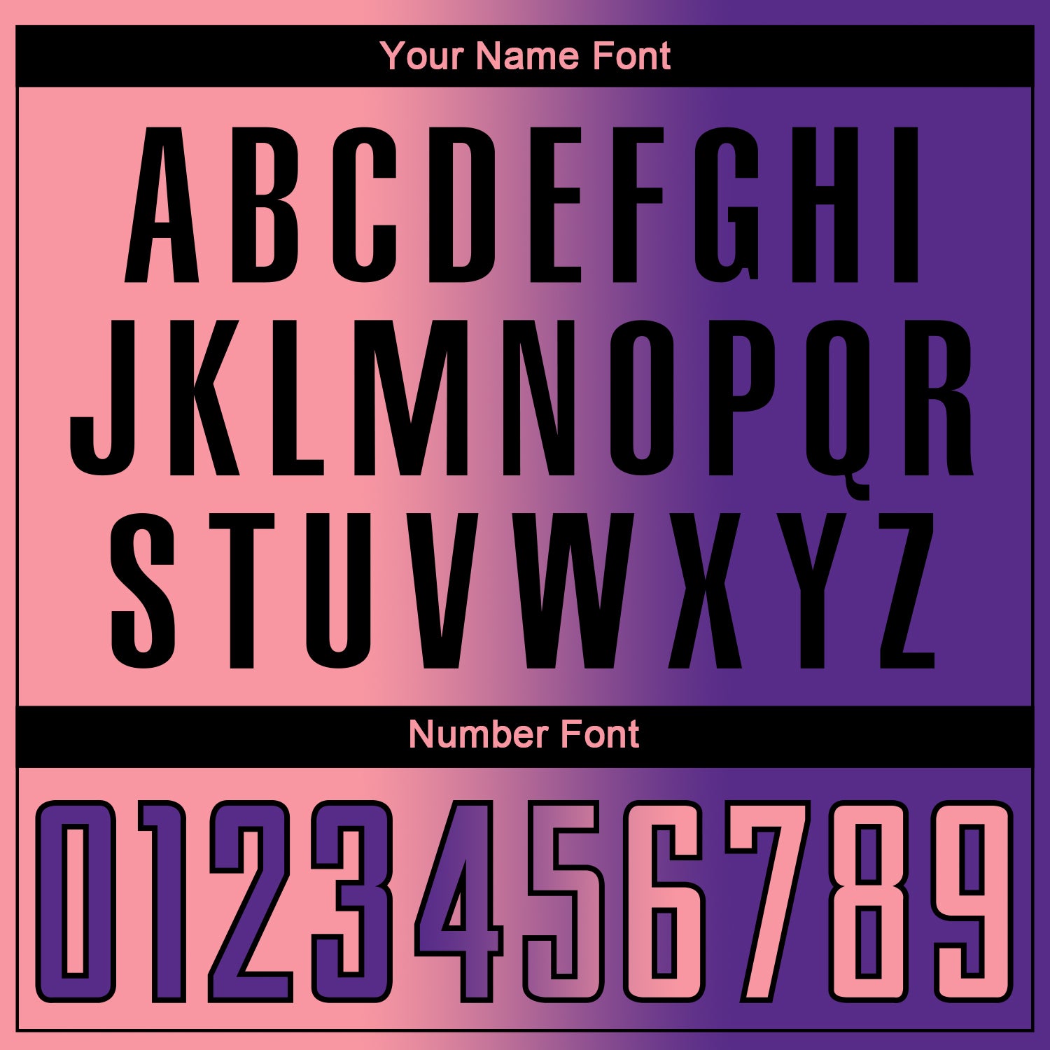 Custom Purple Medium Pink-Black Sublimation Gradient Fashion Soccer Uniform Jersey