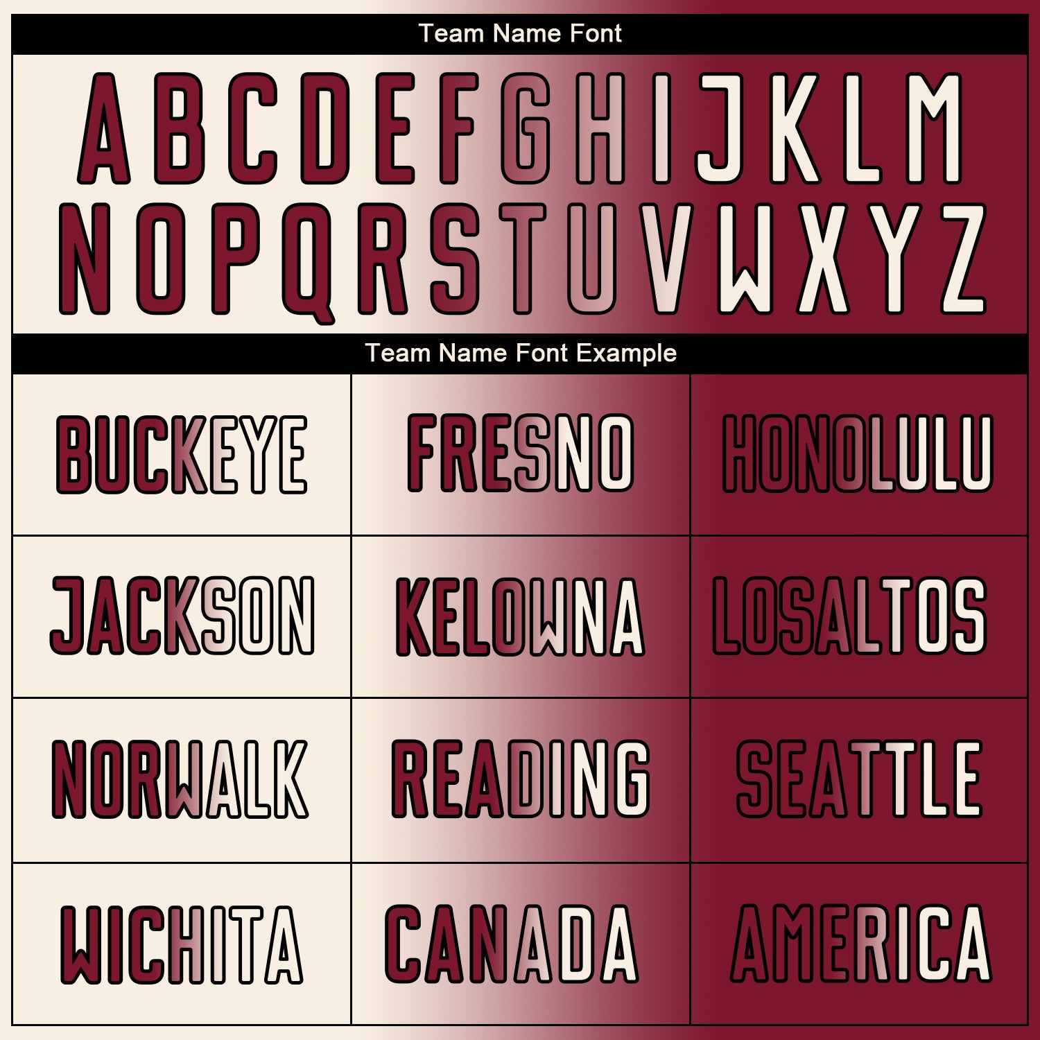 Custom Maroon Cream-Black Sublimation Gradient Fashion Soccer Uniform Jersey