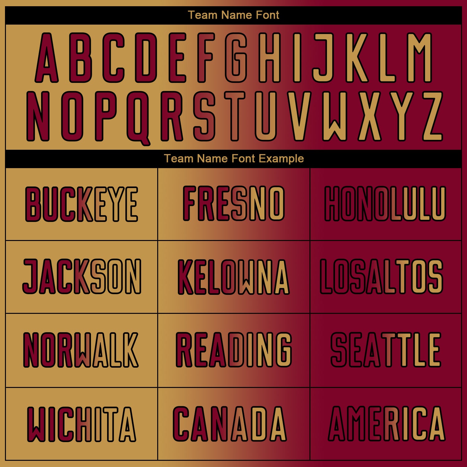 Custom Maroon Old Gold-Black Sublimation Gradient Fashion Soccer Uniform Jersey