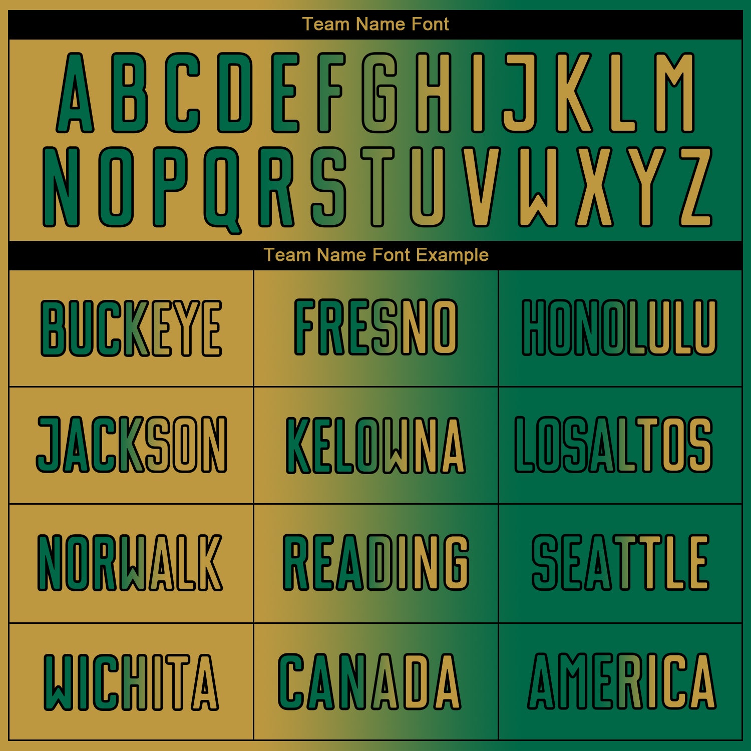 Custom Kelly Green Old Gold-Black Sublimation Gradient Fashion Soccer Uniform Jersey