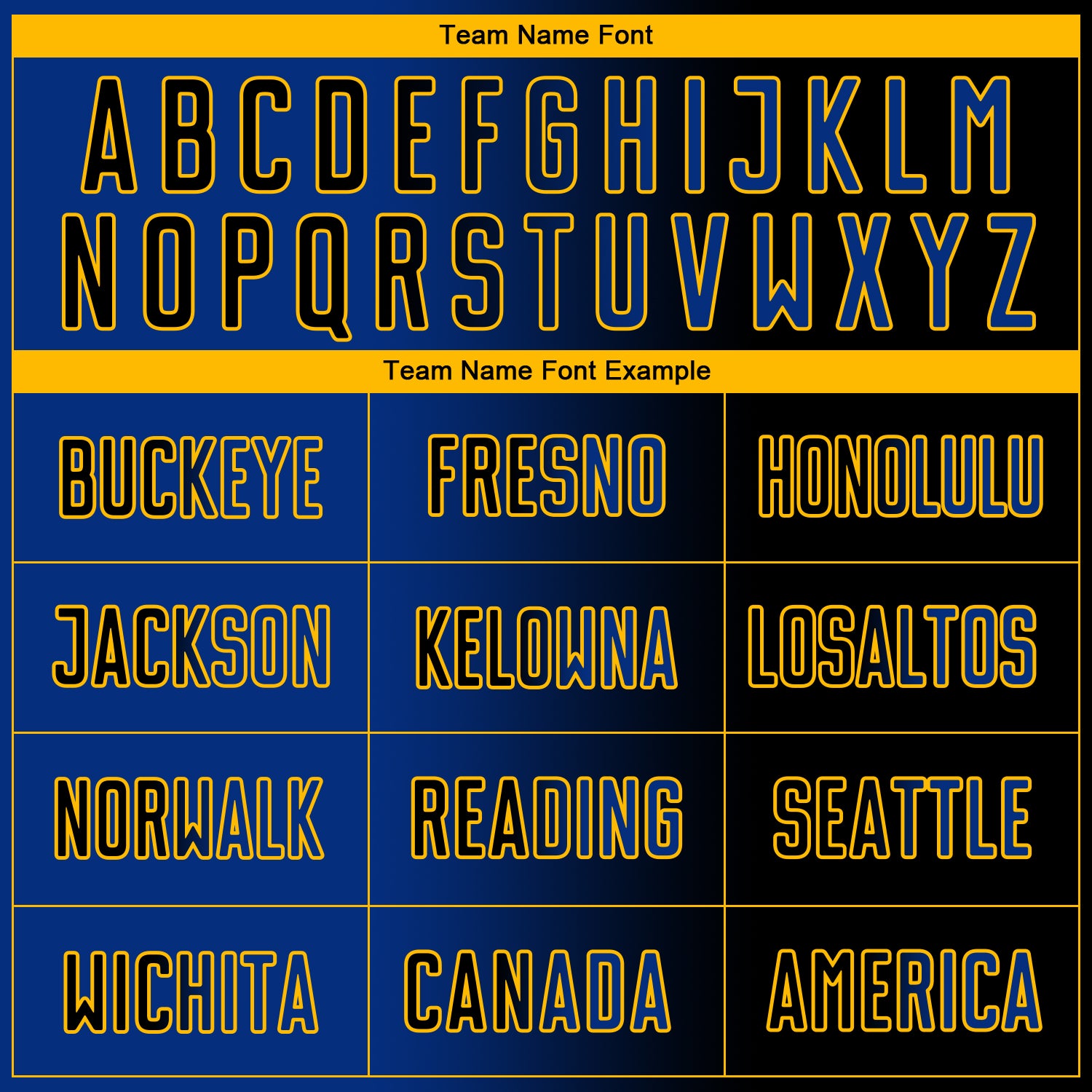 Custom Black Royal-Gold Sublimation Gradient Fashion Soccer Uniform Jersey