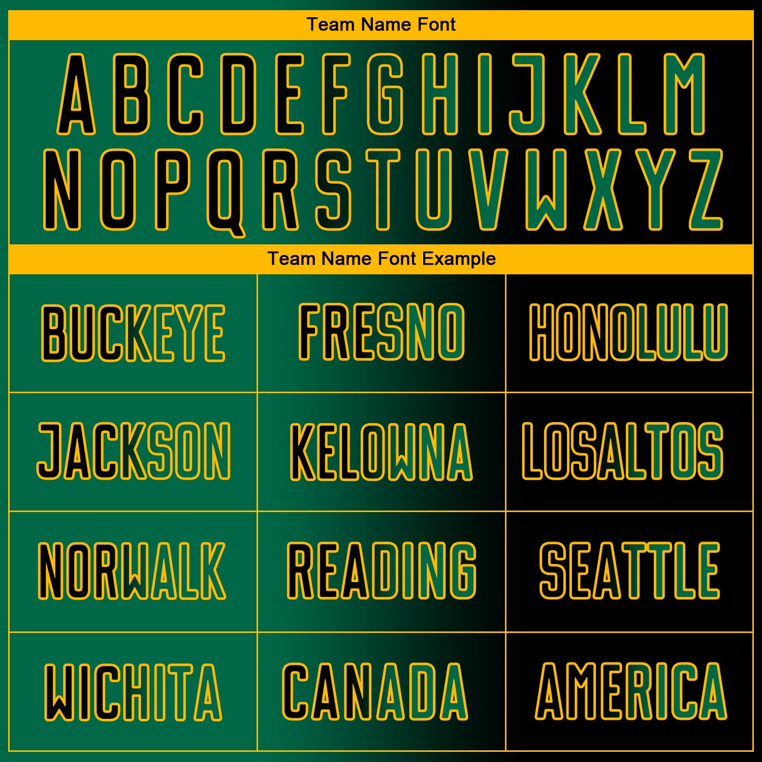 Custom Black Kelly Green-Gold Sublimation Gradient Fashion Soccer Uniform Jersey