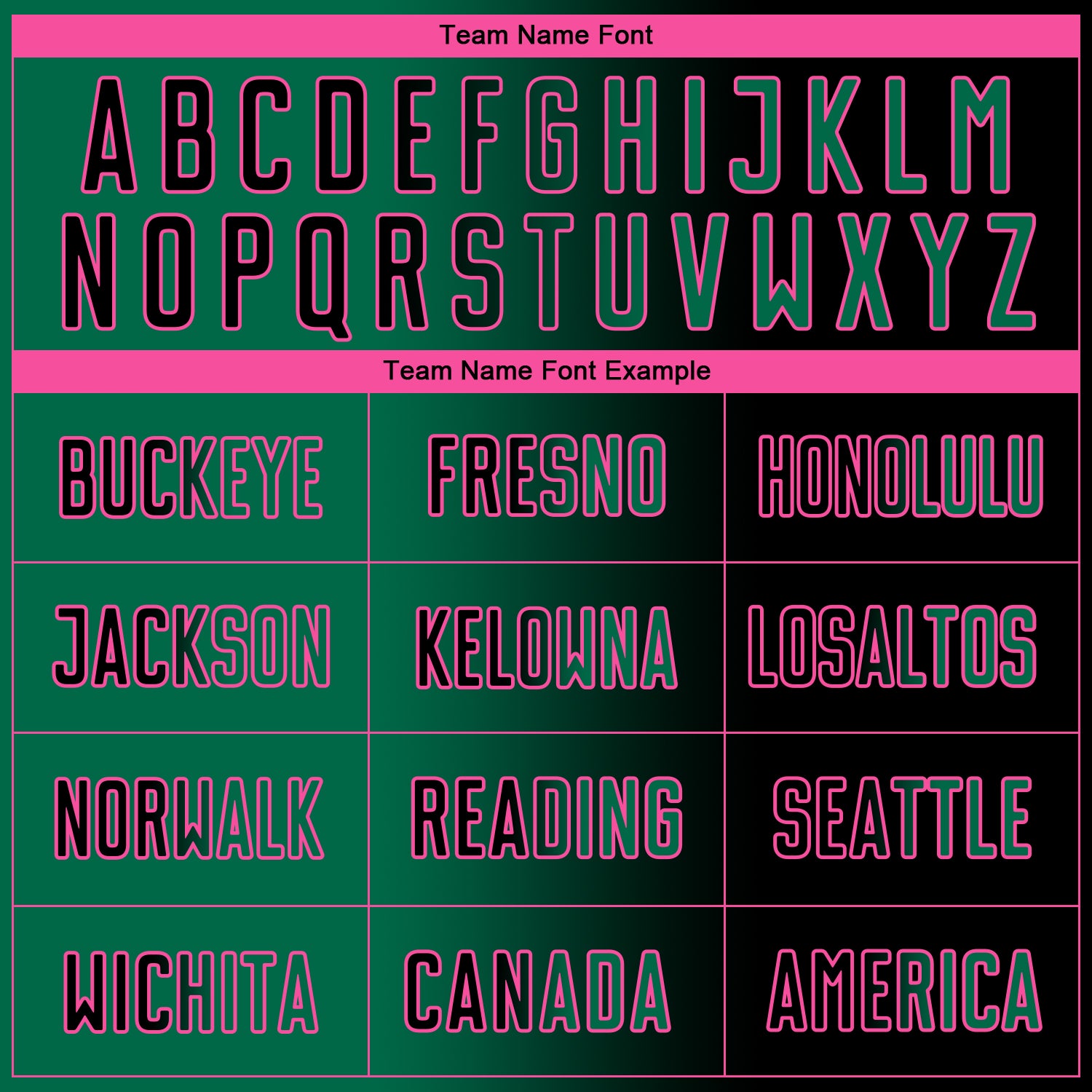 Custom Black Kelly Green-Pink Sublimation Gradient Fashion Soccer Uniform Jersey